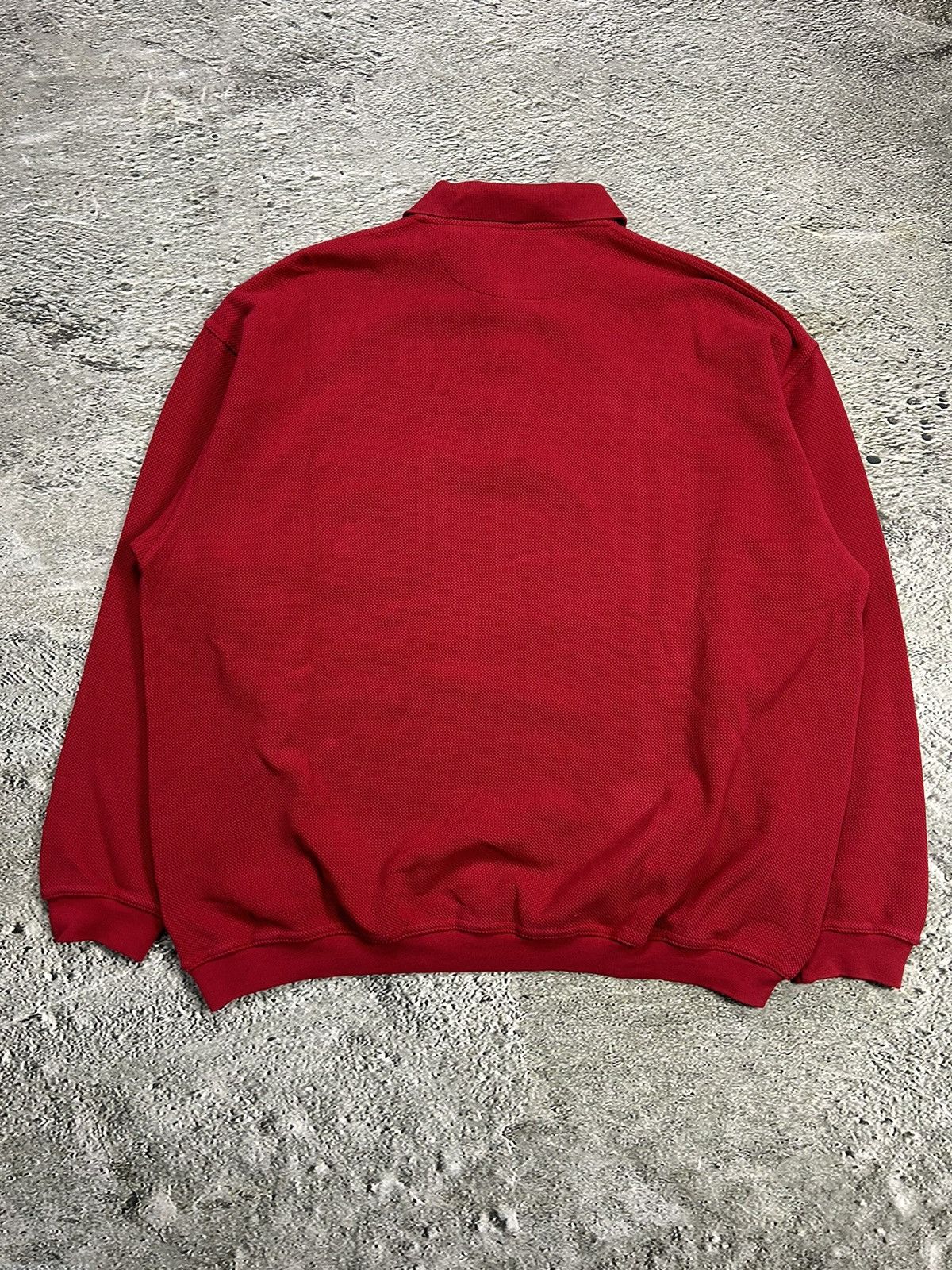 Vintage YSL red sweatshirt polo vintage Yves Saint Laurent 90s Size US XXL / EU 58 / 5 - 6 Thumbnail