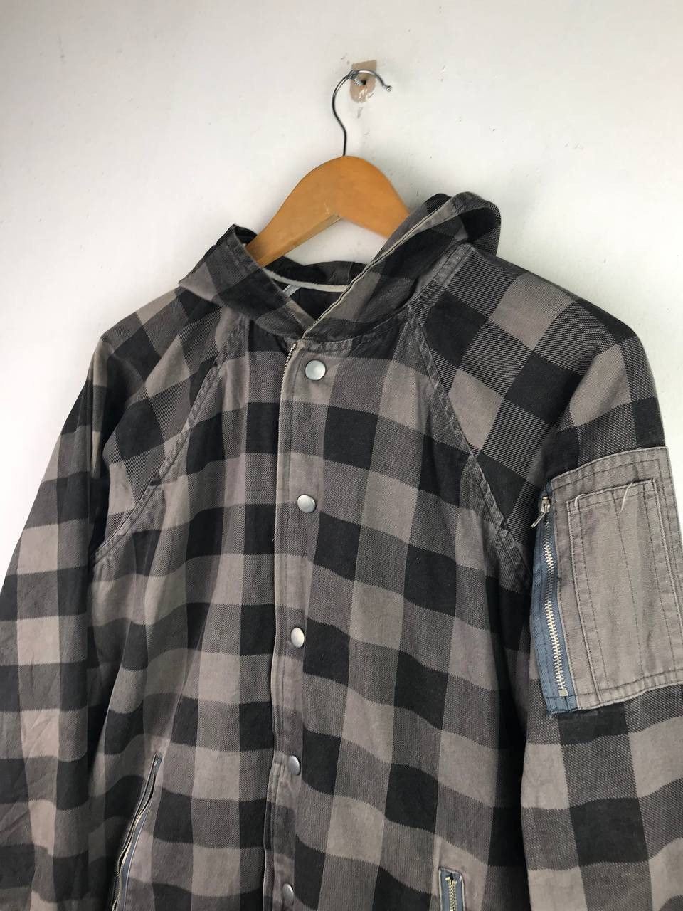 Japanese Brand × Vintage Vintage Rare Design Full Button Casual Bomber Jacket Size US L / EU 52-54 / 3 - 6 Thumbnail