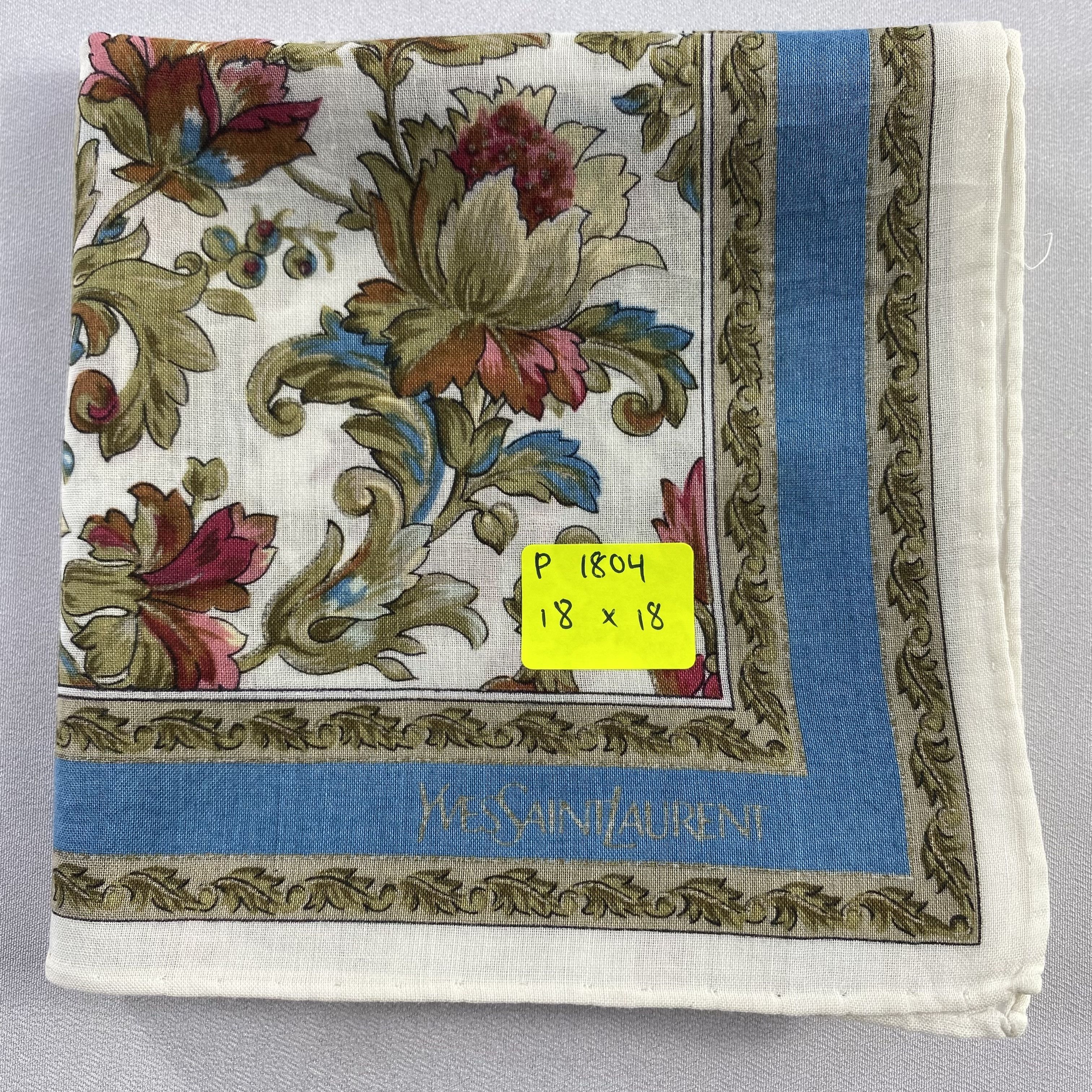 Vintage Yves Saint Laurent Bandana/ Handkerchief / Neckerchief-P1804 Size ONE SIZE - 5 Thumbnail