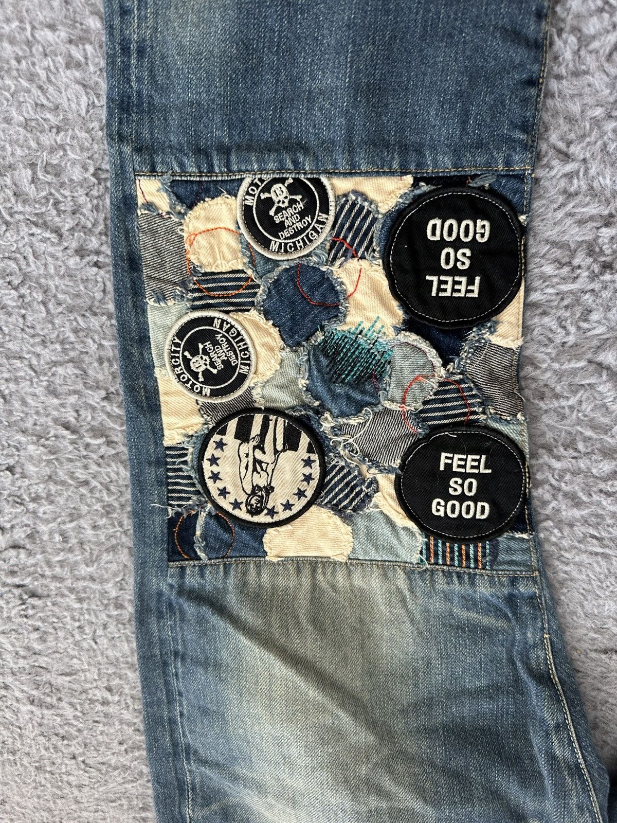 Hysteric Glamour Hysteric glamour patchwork jeans Size US 30 / EU 46 - 4 Thumbnail