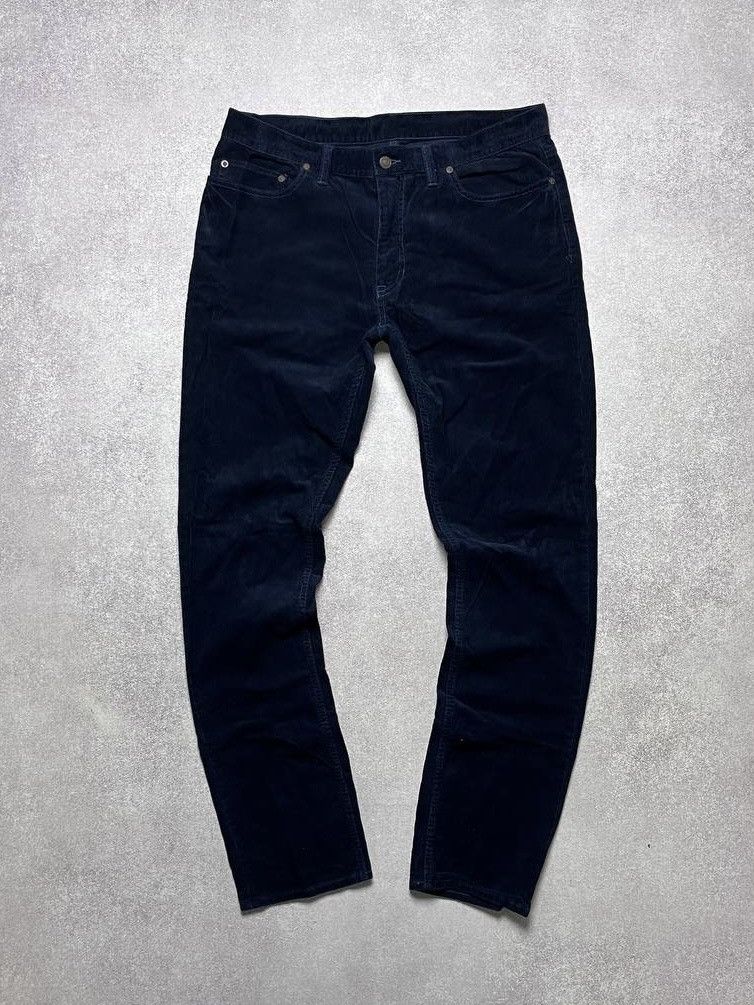 Polo Ralph Lauren Vintage Polo Ralph Lauren Velvet Baggy Pants Y2K 36x34 Size US 36 / EU 52 - 2 Thumbnail