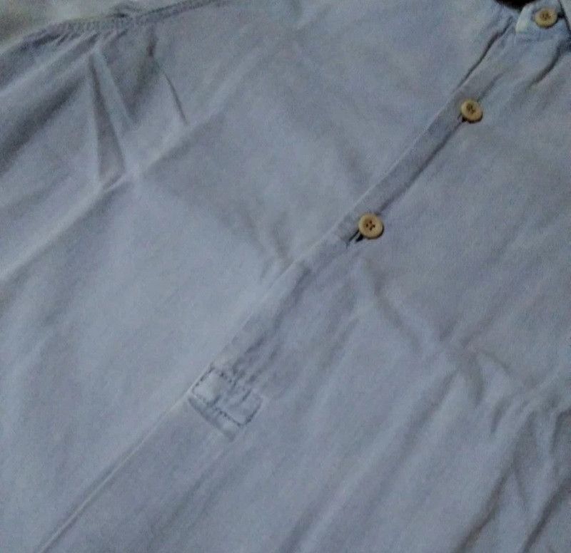 Visvim Visvim long rider shirt L/S light indigo Size US S / EU 44-46 / 1 - 3 Thumbnail