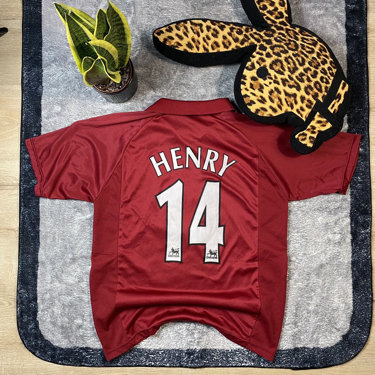 Vintage BLOKECORE ⚽️ ARSENAL FC #14 HENRY O2 JERSEY TSHIRT TEE KIT ...