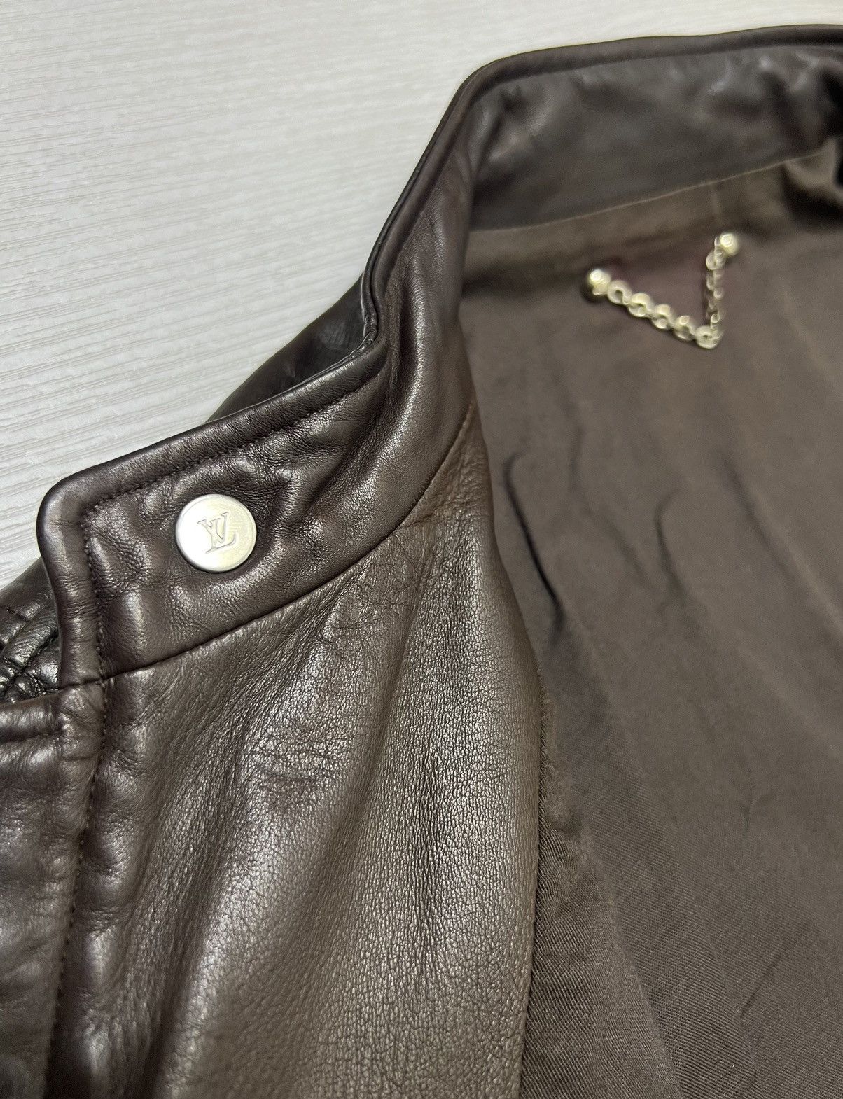 Louis Vuitton Louis Vuitton - Lamb Leather Rider’s Jacket Size US S / EU 44-46 / 1 - 19 Thumbnail