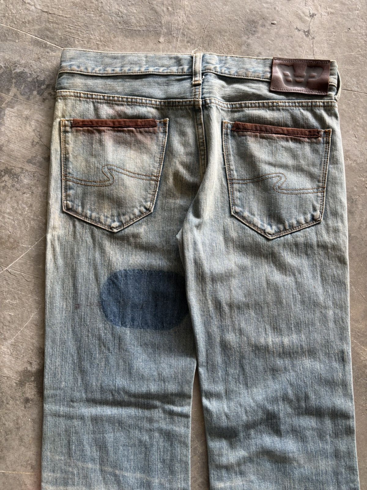 If Six Was Nine distressed flare patchwork bonds & peace japanese punk Size US 34 / EU 50 - 13 Thumbnail