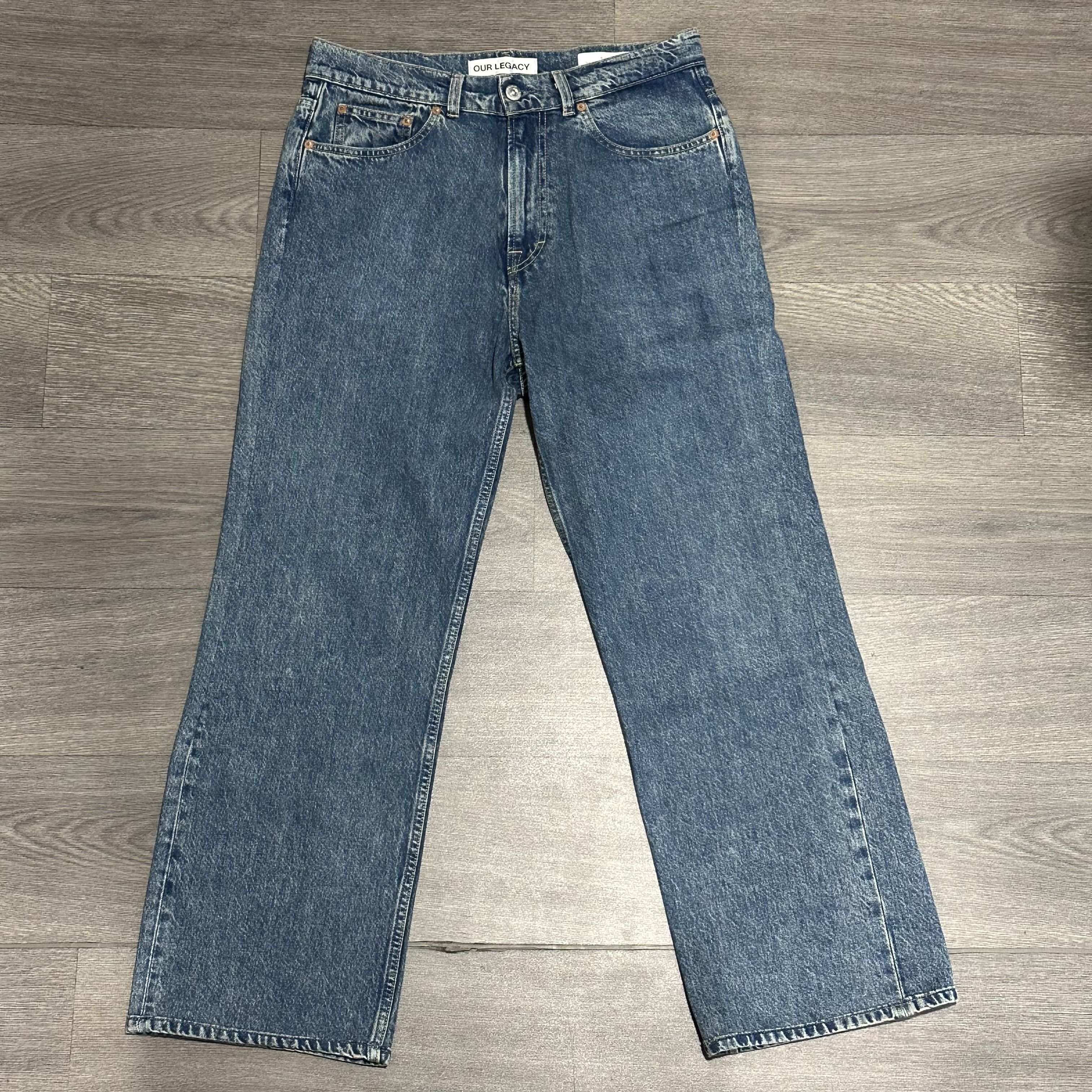 Our Legacy Our Legacy Sabot Cut Jeans 34 Coastal Wash | Grailed
