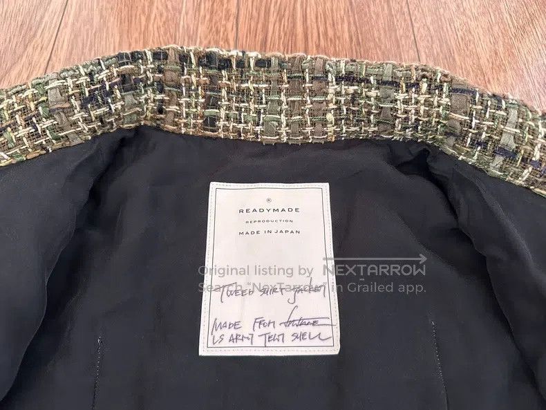 READYMADE Ready Made TWEED SHIRT JACKET, Chanel Style Woven Jacket C Size US L / EU 52-54 / 3 - 4 Thumbnail
