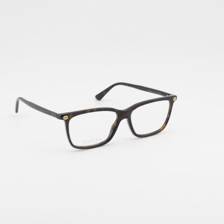 Gucci GG0094O 002 Eyeglasses Havana 52mm Rectangle Frame Gucci GG0094O 002 Eyeglasses Women main image 4