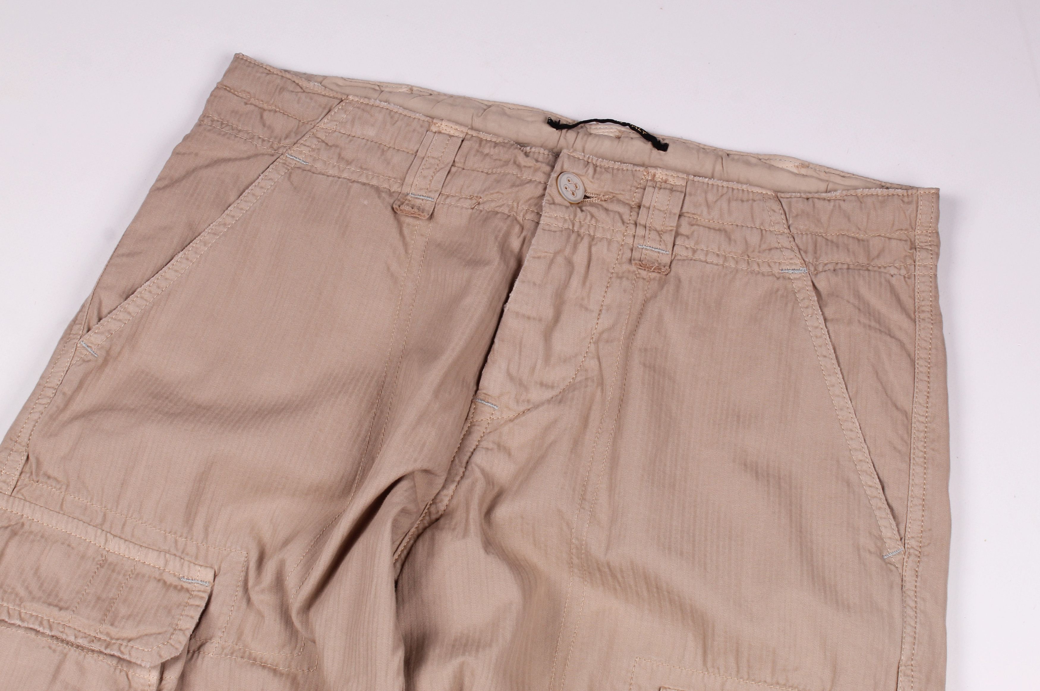 Vintage Raer Vintage Y2K Embroidered Combat Cargo Pants Size 30" / US 8 / IT 44 - 3 Thumbnail
