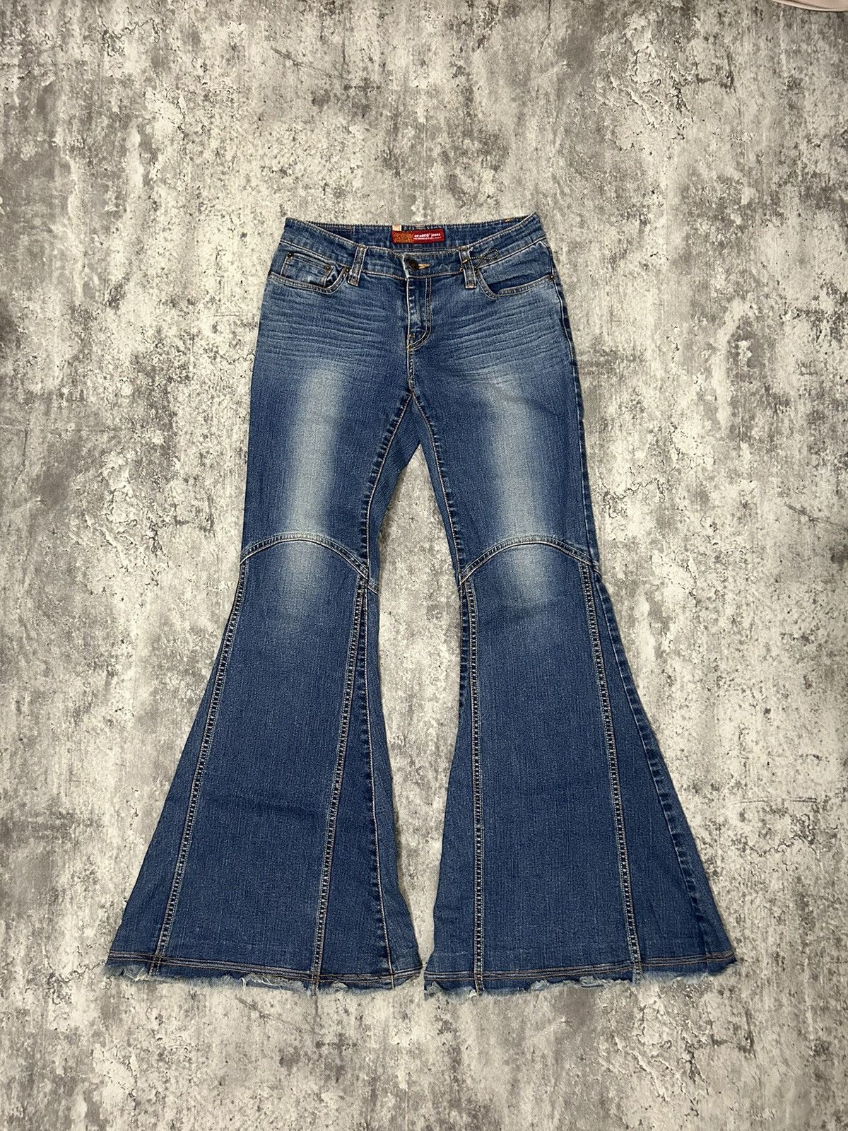 14th Addiction × If Six Was Nine × Le Grande Bleu (L.G.B.) Araora Jeans Bell Buttom Flare Pants Size US 27 - 4 Thumbnail