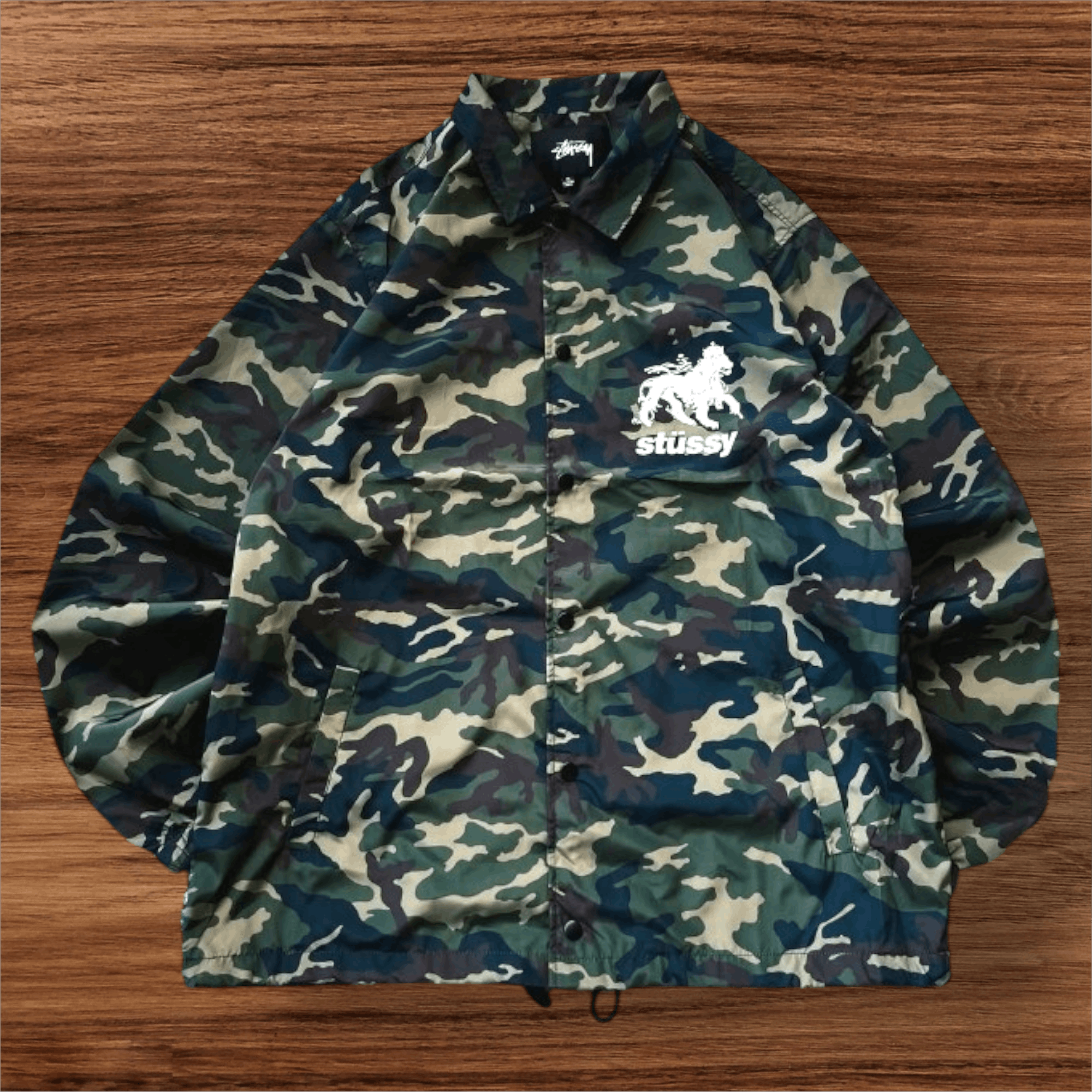 Stussy Stussy Rasta Coach Jacket Size US XL / EU 56 / 4 - 2 Thumbnail