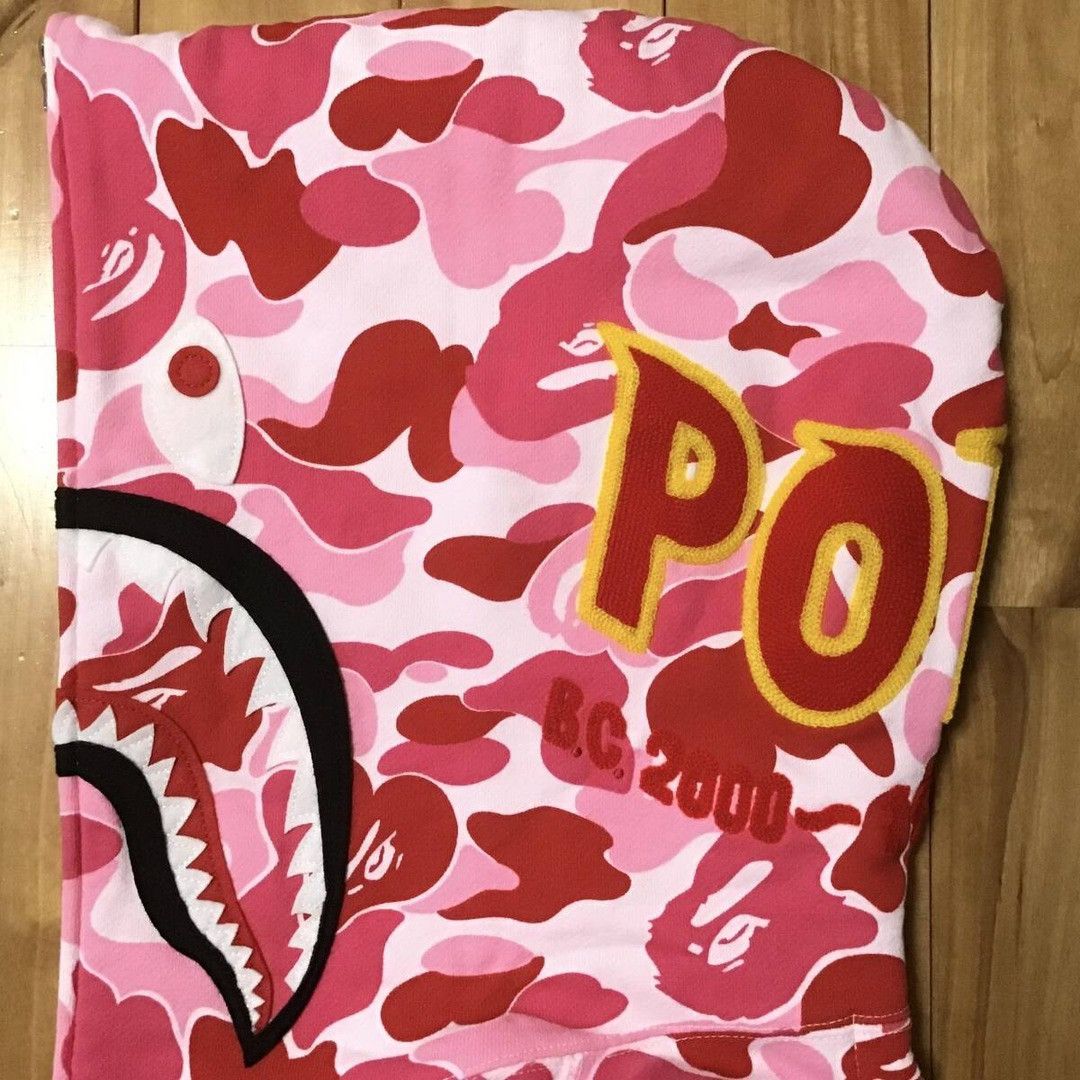 Bape BAPE ABC camo pink shark full zip hoodie a bathing ape PONR Size US L / EU 52-54 / 3 - 5 Thumbnail
