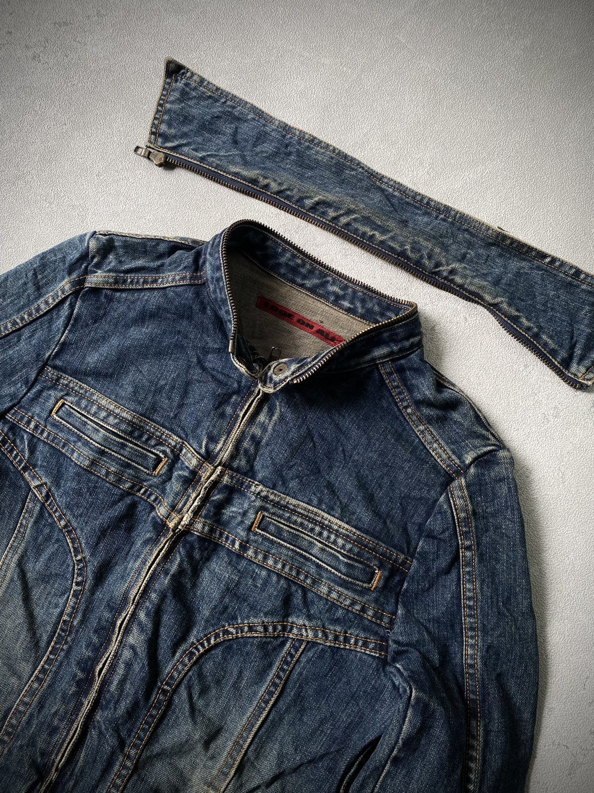 If Six Was Nine × Japanese Brand × Le Grande Bleu (L.G.B.) Edge On All japanese denim jacket Size US S / EU 44-46 / 1 - 3 Thumbnail