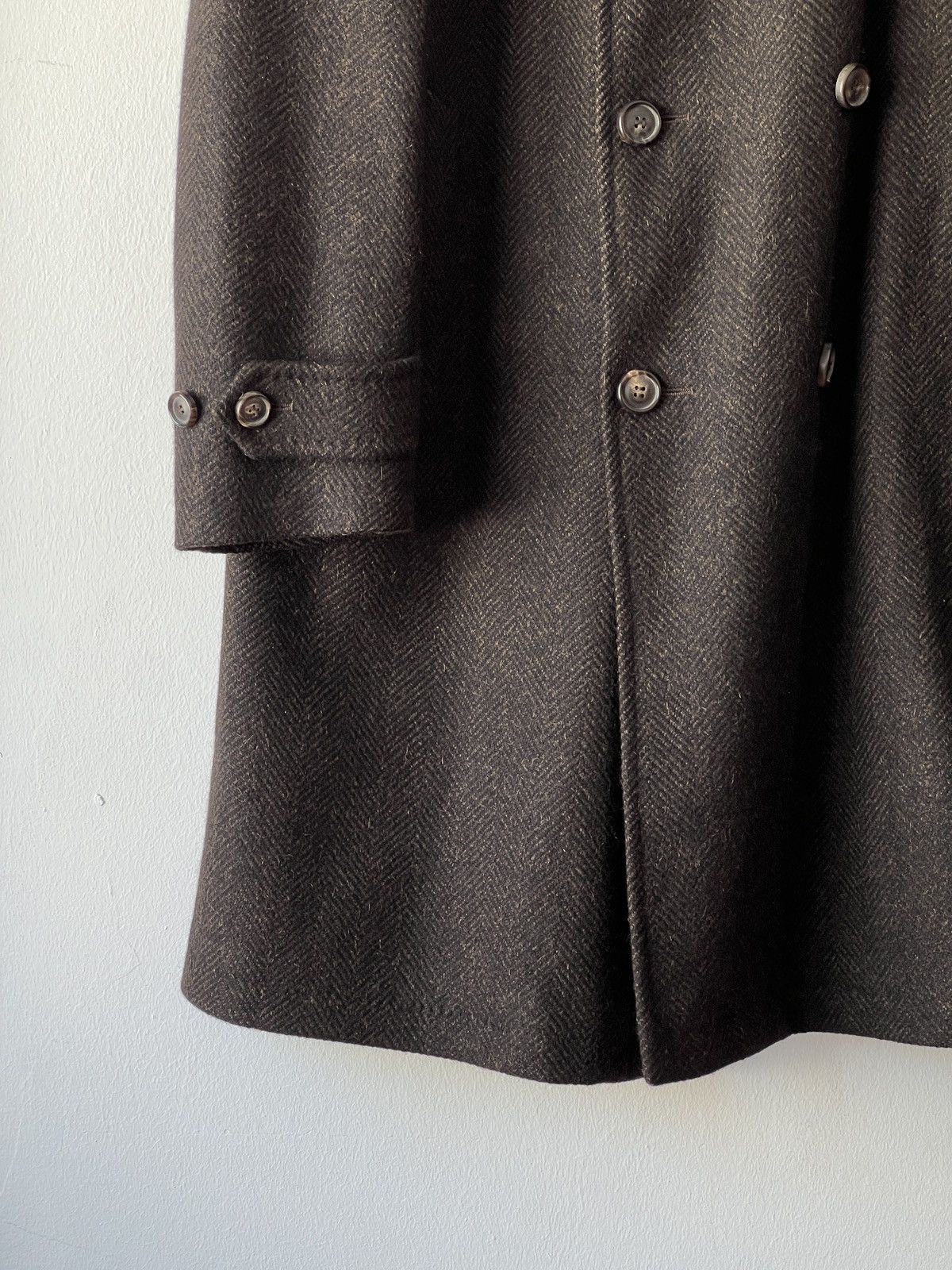 Designer × Lanvin × Vintage Rare Vintage Lanvin Double-Breasted Cashmere Wool Coat Size US M / EU 48-50 / 2 - 4 Thumbnail