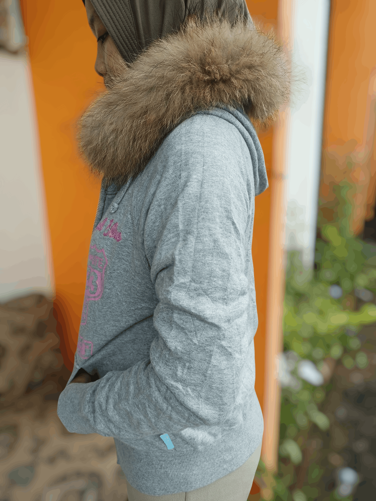 Angel Blue × Japanese Brand × Le Grande Bleu (L.G.B.) "ANGLE 💙 BLUE" R❤️ute 33 Fur Hoodie LGB Style Size US M / EU 48-50 / 2 - 18 Thumbnail