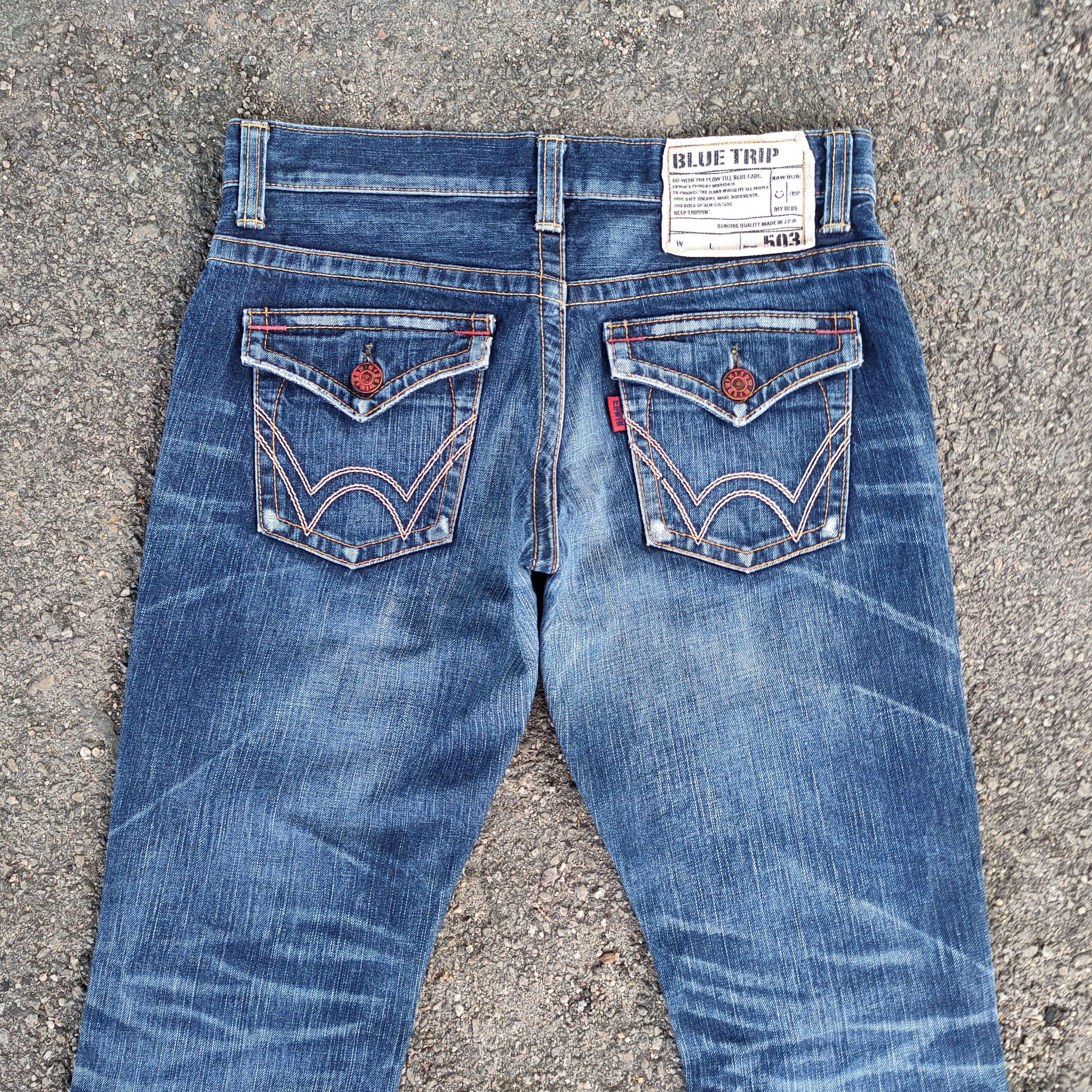 Edwin VINTAGE EDWIN BLUE TRIP FADED JEANS DENIM PANTS Size US 32 / EU 48 - 8 Thumbnail