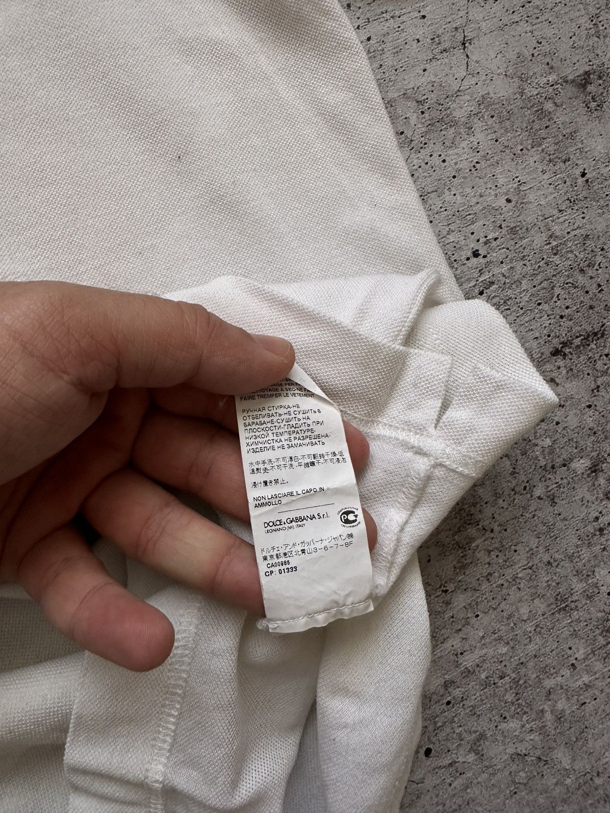 Dolce & Gabbana Vintage Dolce Gabbana Milano White Polo Size US M / EU 48-50 / 2 - 13 Thumbnail