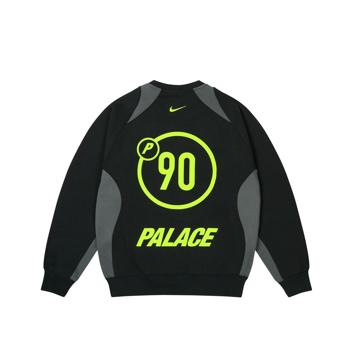 Palace Palace Nike Total P90 Crewneck Black Size US L / EU 52-54 / 3 - 2 Thumbnail