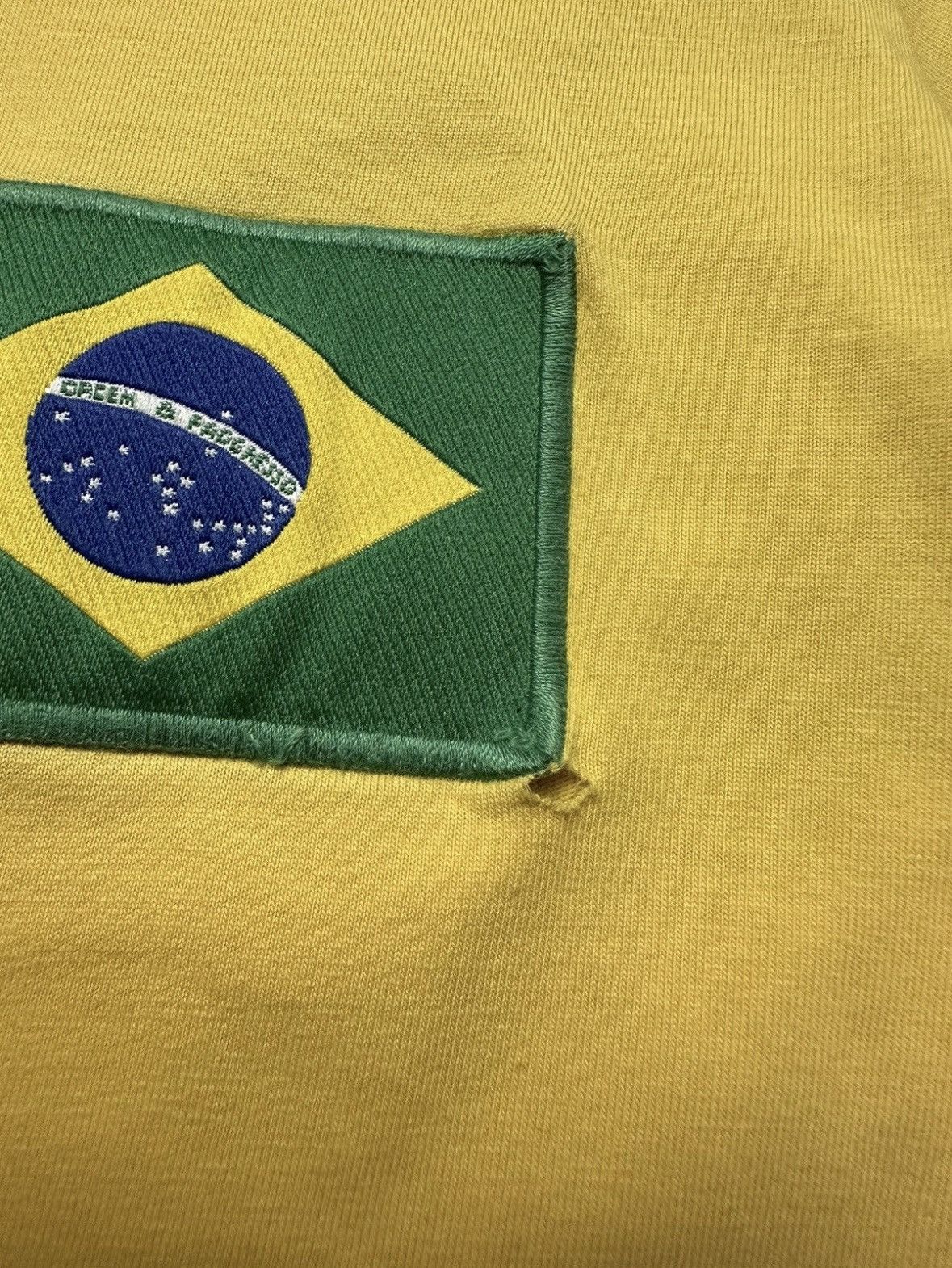 Vintage Vintage adidas 10 Brazil soccer tee Brasil size M/L Size US L / EU 52-54 / 3 - 3 Thumbnail