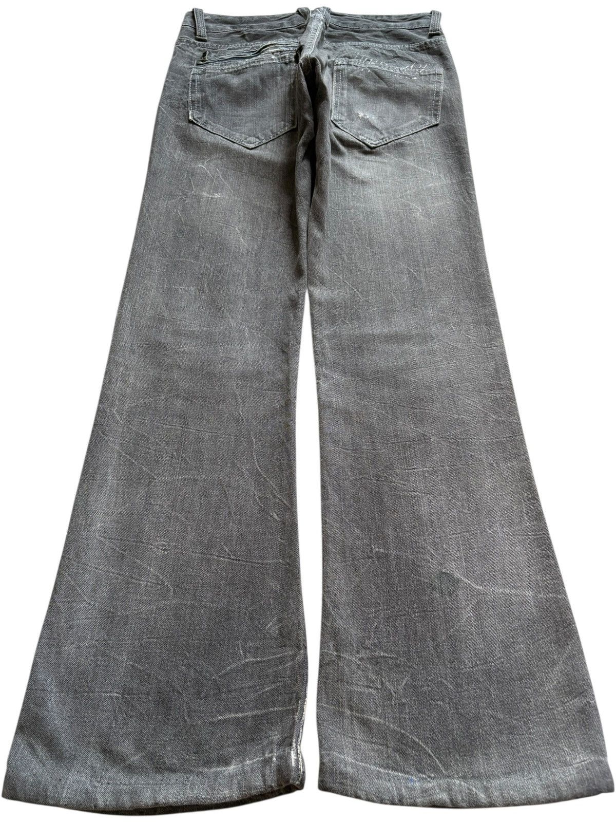 Japanese Brand Vintage Jack Serika Tactical Distressed Bootcut Flare Jeans Size US 31 - 2 Thumbnail
