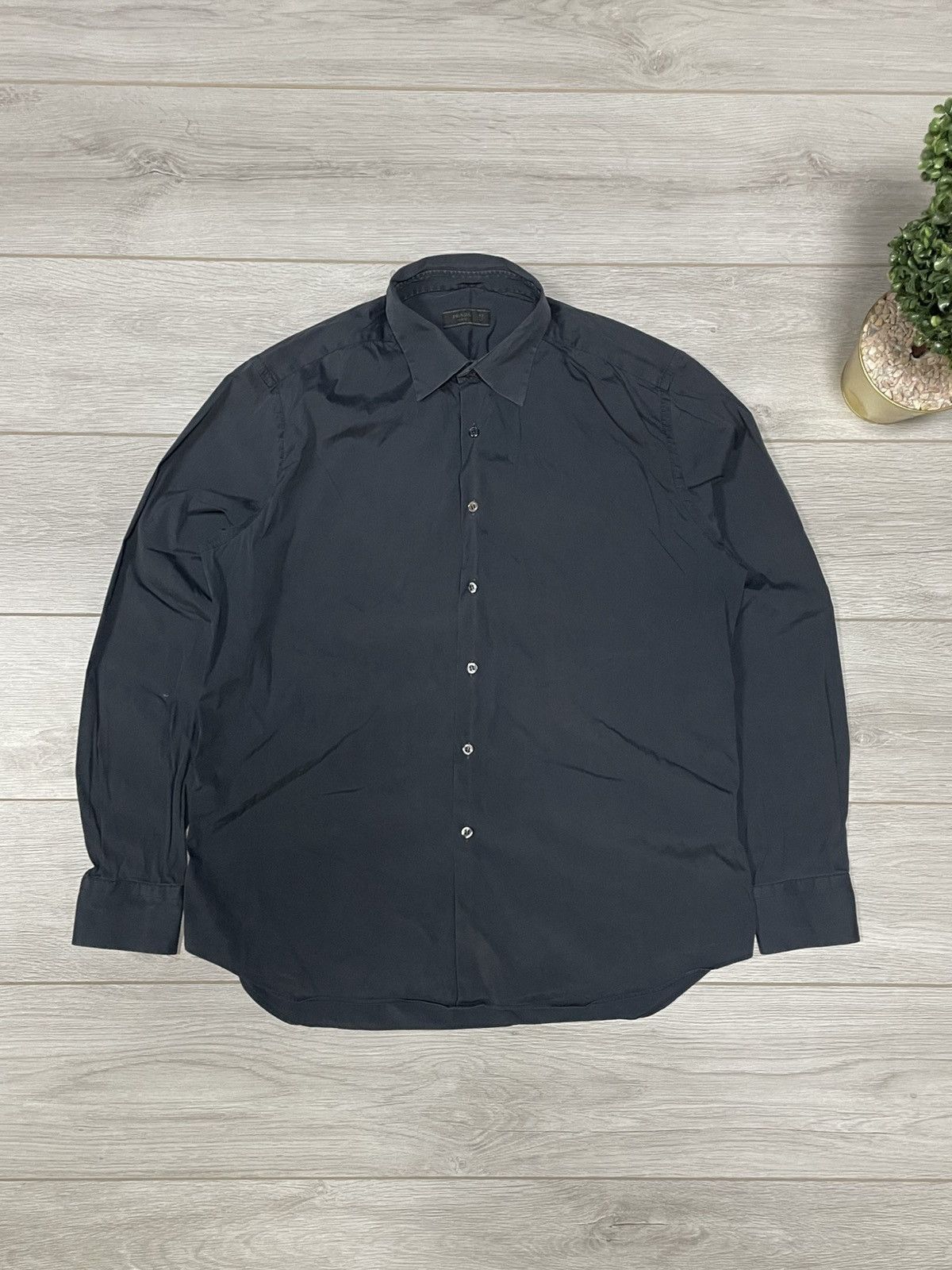 Prada Prada milano vintage shirt buttons Size US L / EU 52-54 / 3 - 1 Thumbnail