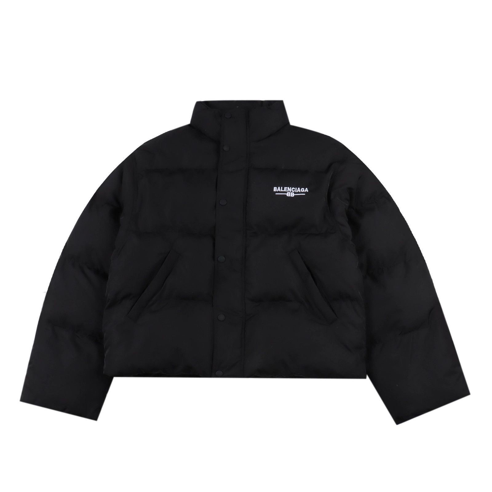 Balenciaga o1tr1nto0426 New Year Series 25 - Puffer Jacket in Black Size M / US 6-8 / IT 42-44 - 1 Thumbnail
