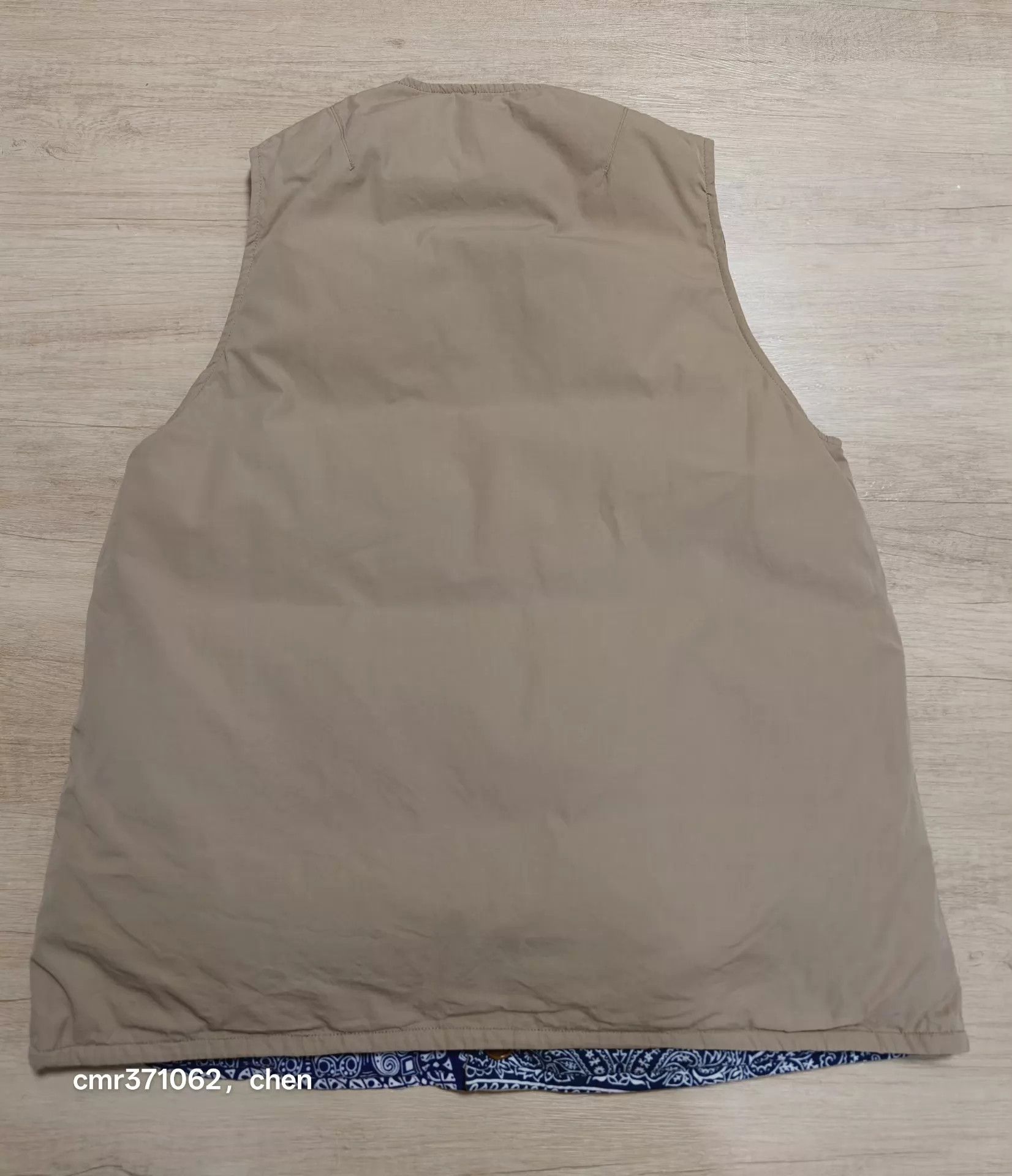Visvim VISVIM 21 ICT KORA Down Vest beige 3 bandana blue Size US L / EU 52-54 / 3 - 2 Thumbnail