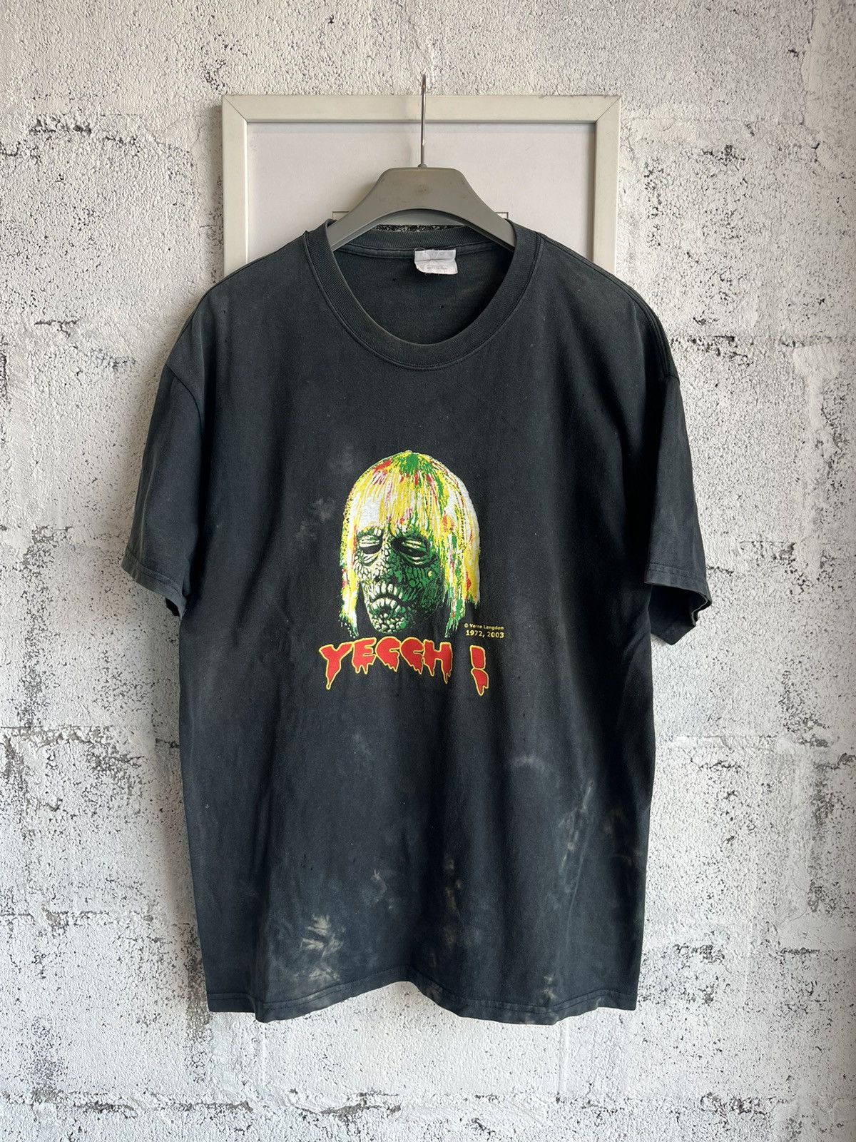 Vintage Vintage YECCH ! Verne Langdon 1972,2003’s Horror Film Tshirt Size US L / EU 52-54 / 3 - 2 Thumbnail