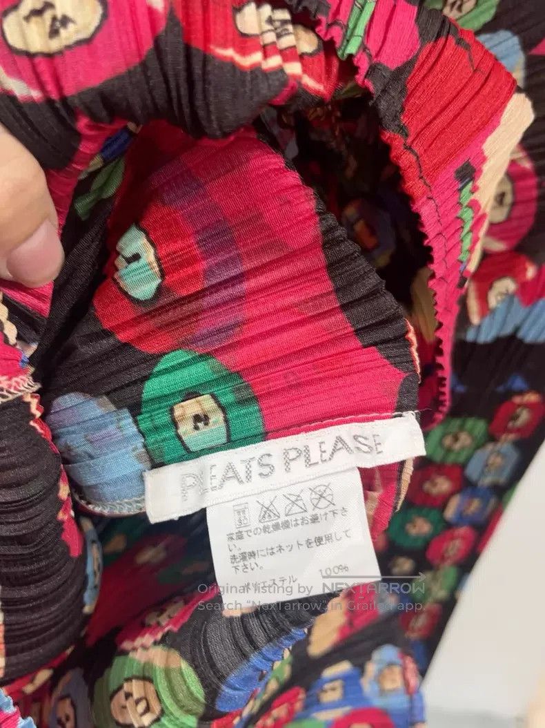 Issey Miyake Issey Miyake Colorful Billiards Pleated Top Size L / US 10 / IT 46 - 3 Thumbnail