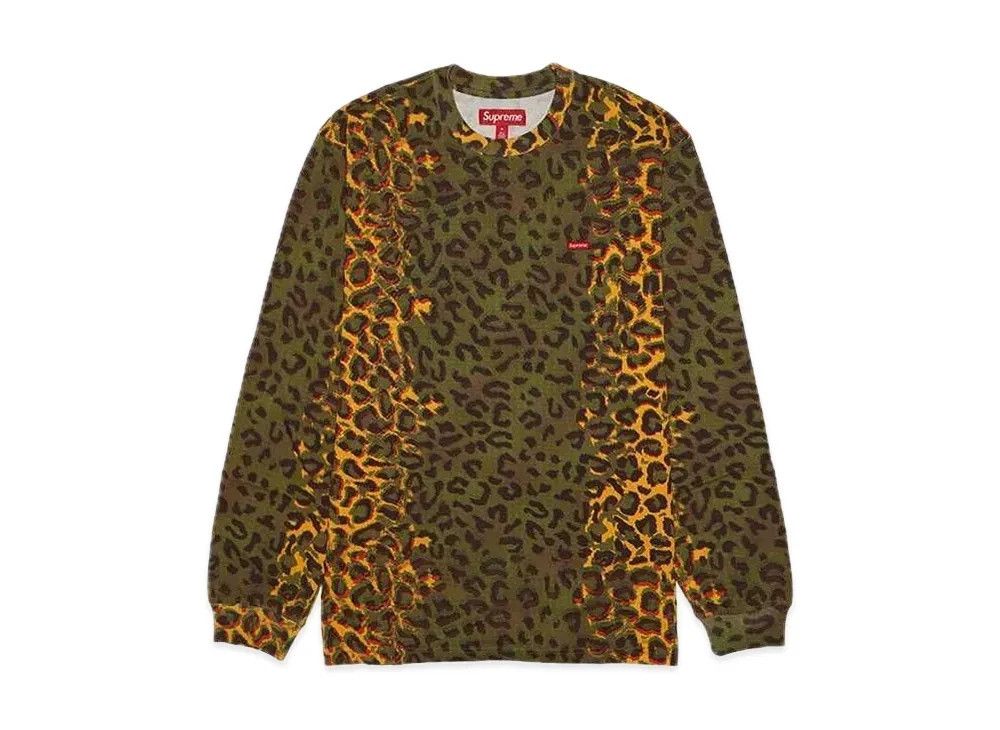 Supreme Supreme Cheetah Camo Small Box Longsleeve Tee Size US L / EU 52-54 / 3 - 1 Thumbnail