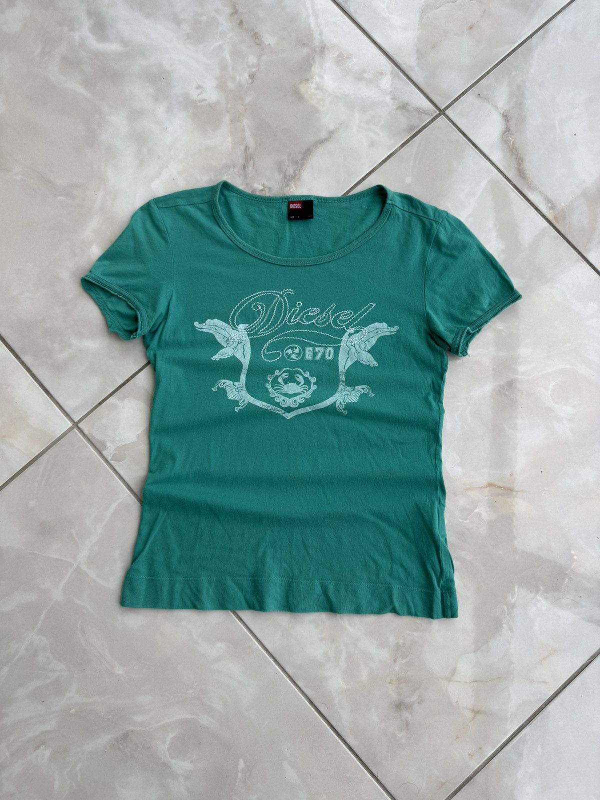 Diesel × Vintage Diesel Vintage Big Logo T-Shirt Size S / US 4 / IT 40 - 1 Thumbnail
