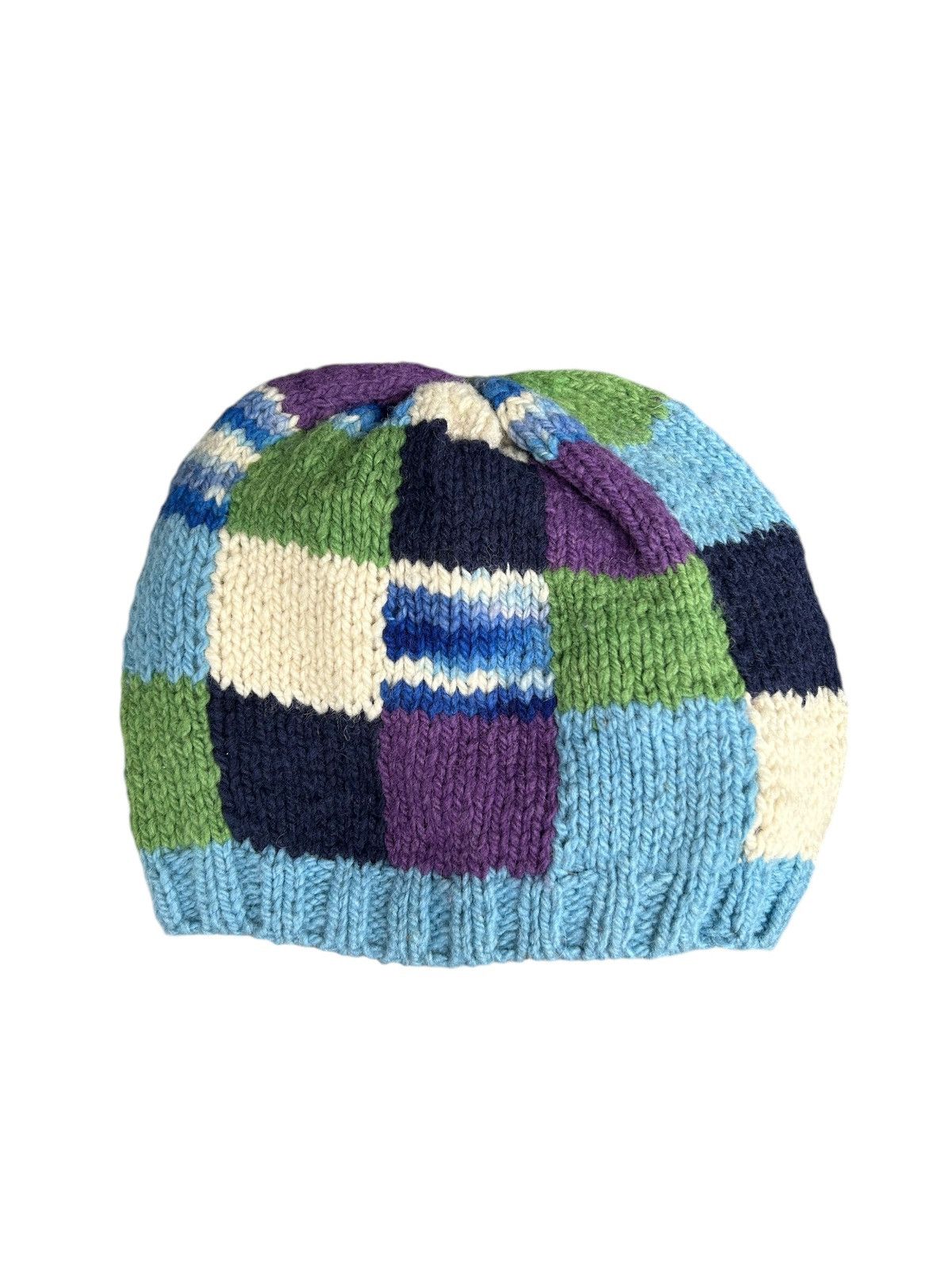 Japanese Brand × Kapital × Vintage Crochet Knitted Handmade Beanie Hats Rare ☠️🎌 Size ONE SIZE - 1 Thumbnail