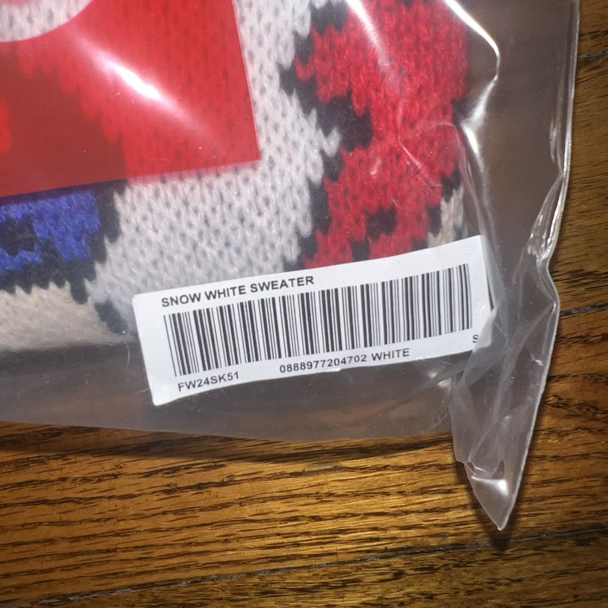 Supreme Supreme Snow White Sweater White Size: Small Size US S / EU 44-46 / 1 - 4 Thumbnail