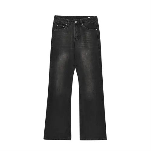Japanese Brand × Jean Washed vintage casual men's loose wide-leg flared jeans Size US 32 / EU 48 - 1 Thumbnail