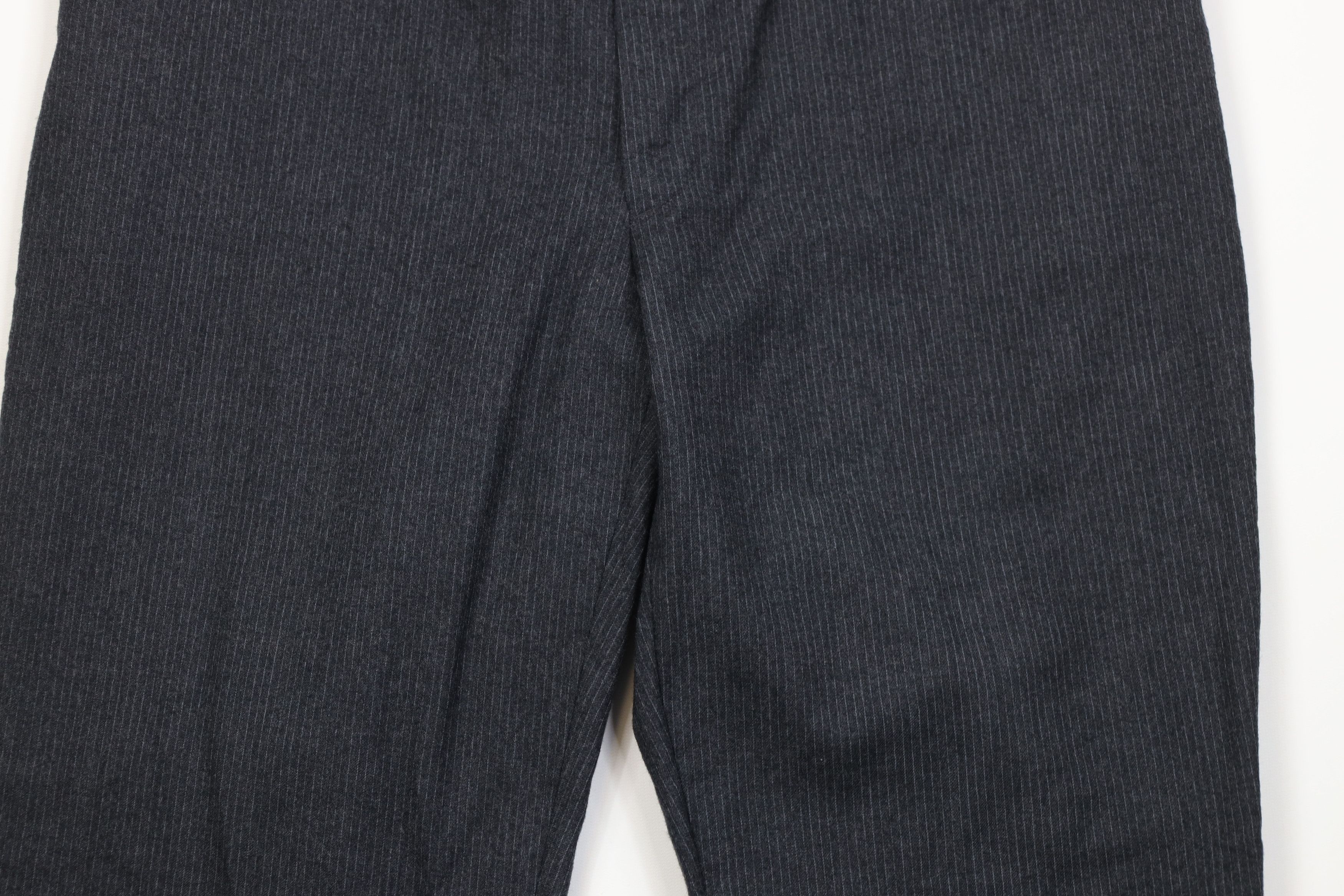 Vintage Vintage 70s Streetwear Pinstriped Bell Bottoms Chino Pants Size US 38 / EU 54 - 3 Thumbnail