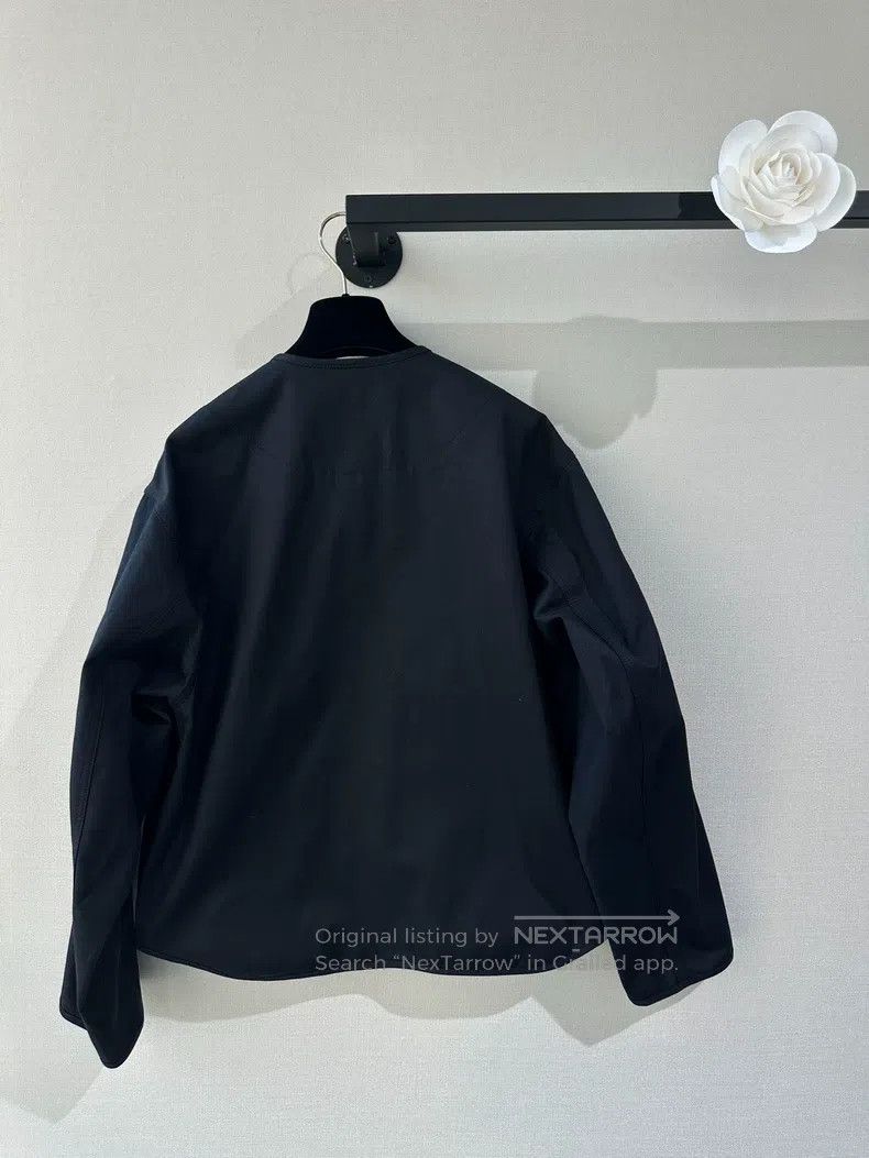 Hermes Hermes Solid Stretch Cotton Twill Long Sleeve Jacket Size XS / US 0-2 / IT 36-38 - 4 Thumbnail