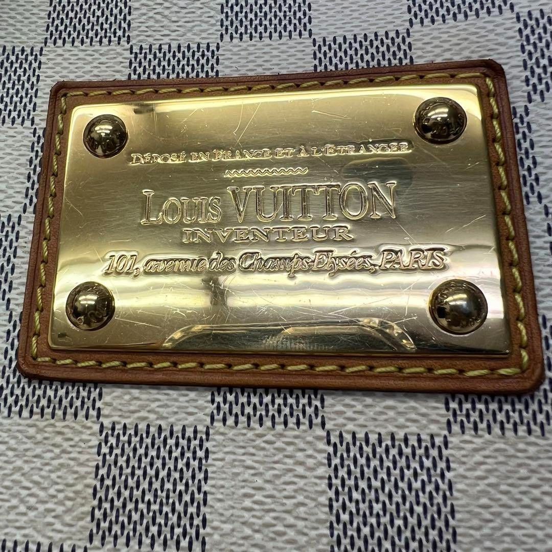 Louis Vuitton Louis Vuitton - Hampstead MM Damier Azur Handbag Leather Size ONE SIZE - 8 Thumbnail