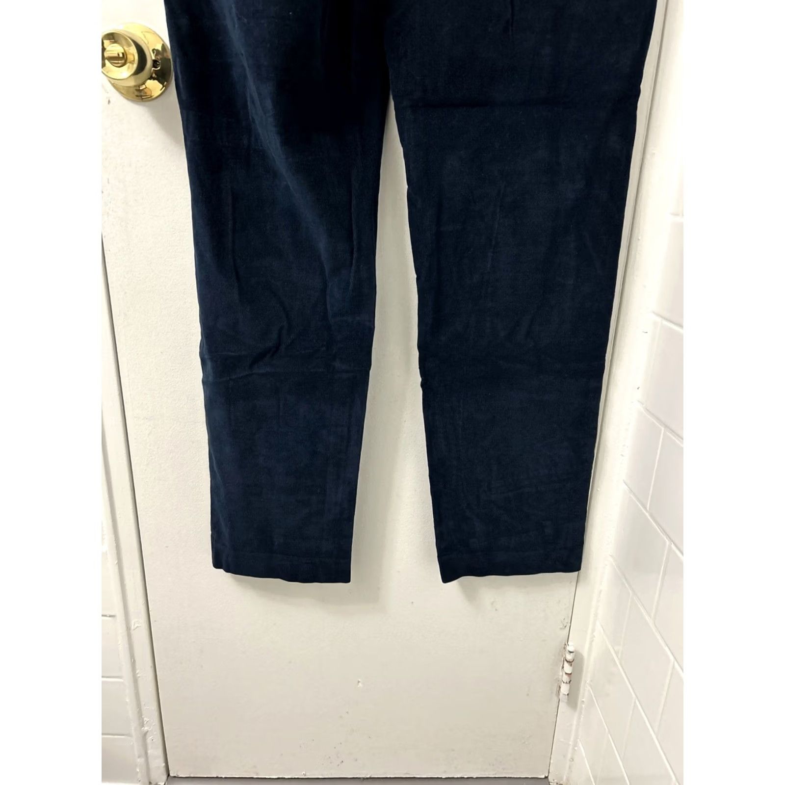 Ralph Lauren VINTAGE Lauren Ralph Lauren Corduroy Pants Mens 36x34 Blue Straight Leg Casual Dress Pants Men 90s Preppy USA Mens Size US 36 / EU 52 - 7 Thumbnail