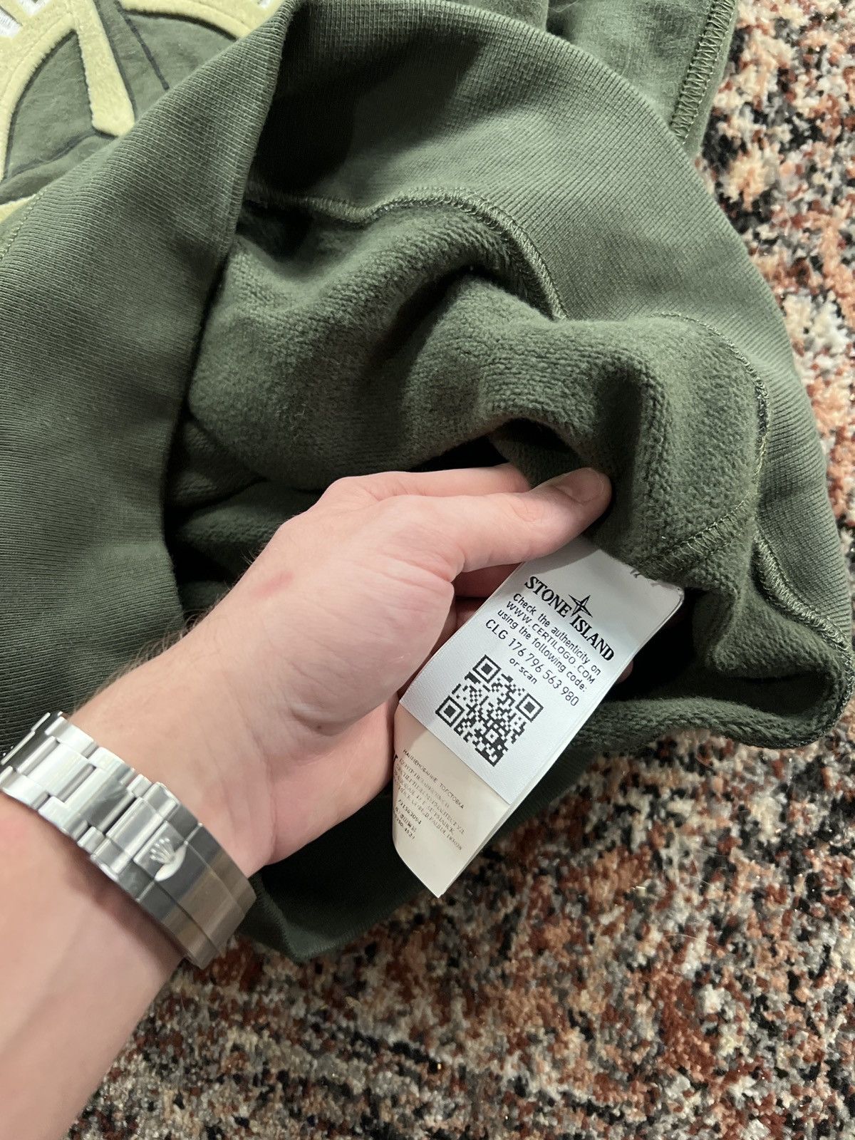 Stone Island NWT Embroidered Stone Island Sweatshirt Size US S / EU 44-46 / 1 - 4 Thumbnail
