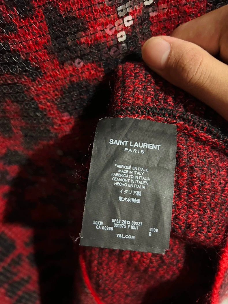 Saint Laurent Paris Saint Laurent Paris 13FW Show Scaly Leopard Sweater Size US S / EU 44-46 / 1 - 3 Thumbnail
