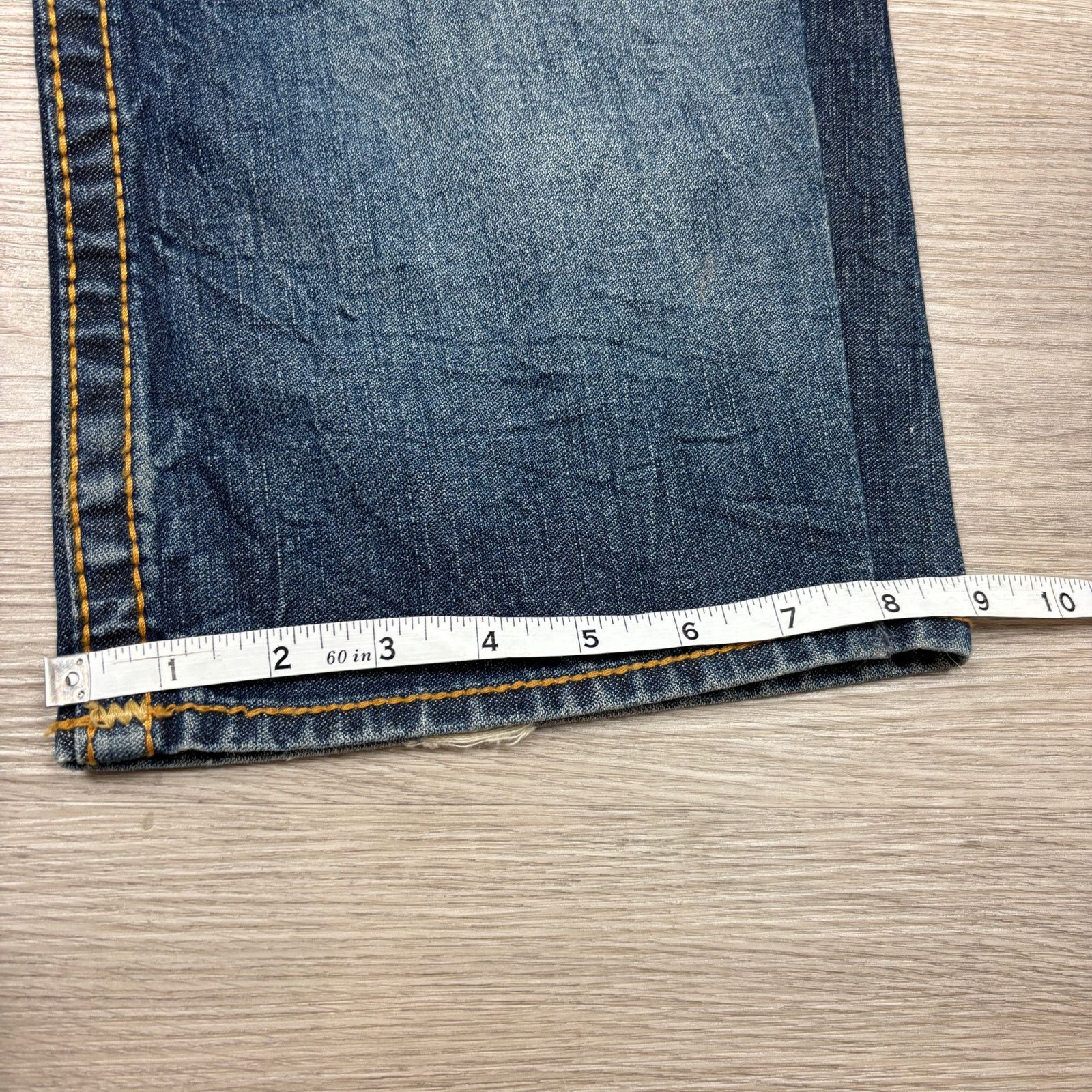 True Religion True Religion Ricky Big T Straight Leg Jeans Mens 40x35 READ Size US 40 / EU 56 - 9 Thumbnail