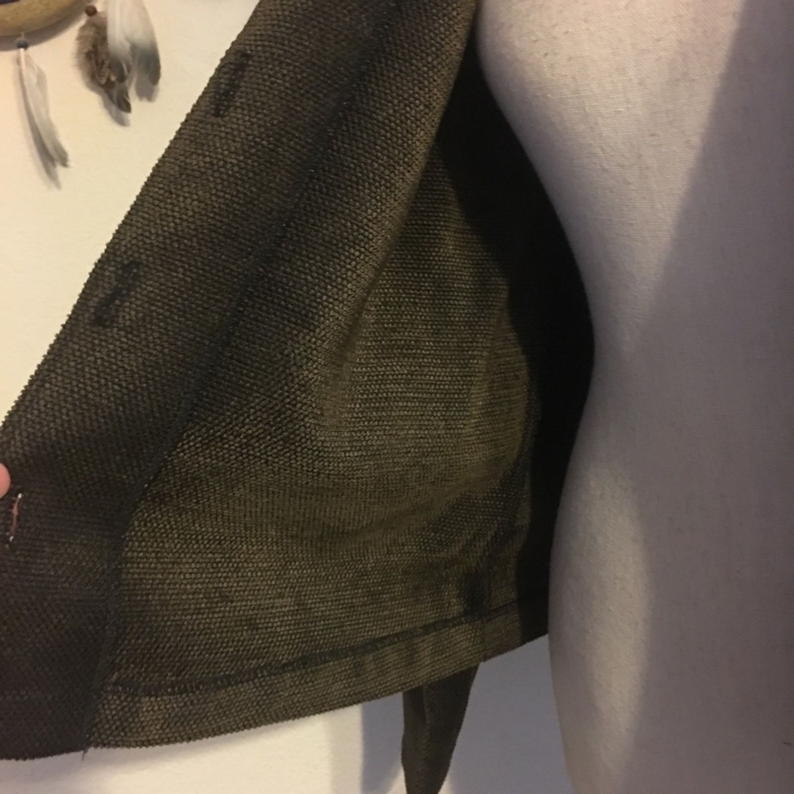 Other First Option olive green textured jacket M Size M / US 6-8 / IT 42-44 - 6 Thumbnail