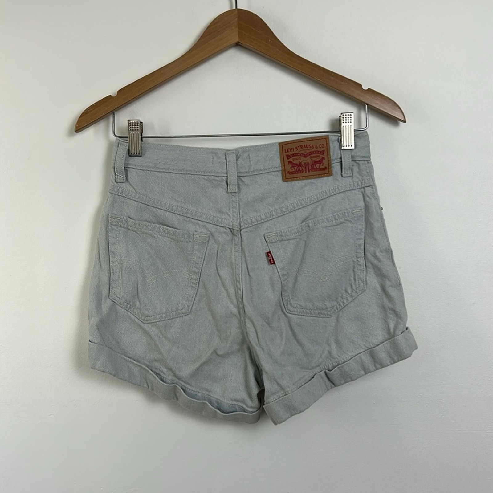 Levi's Levi’s A-Line Mom Denim Shorts Size 26" / US 2 / IT 38 - 3 Thumbnail