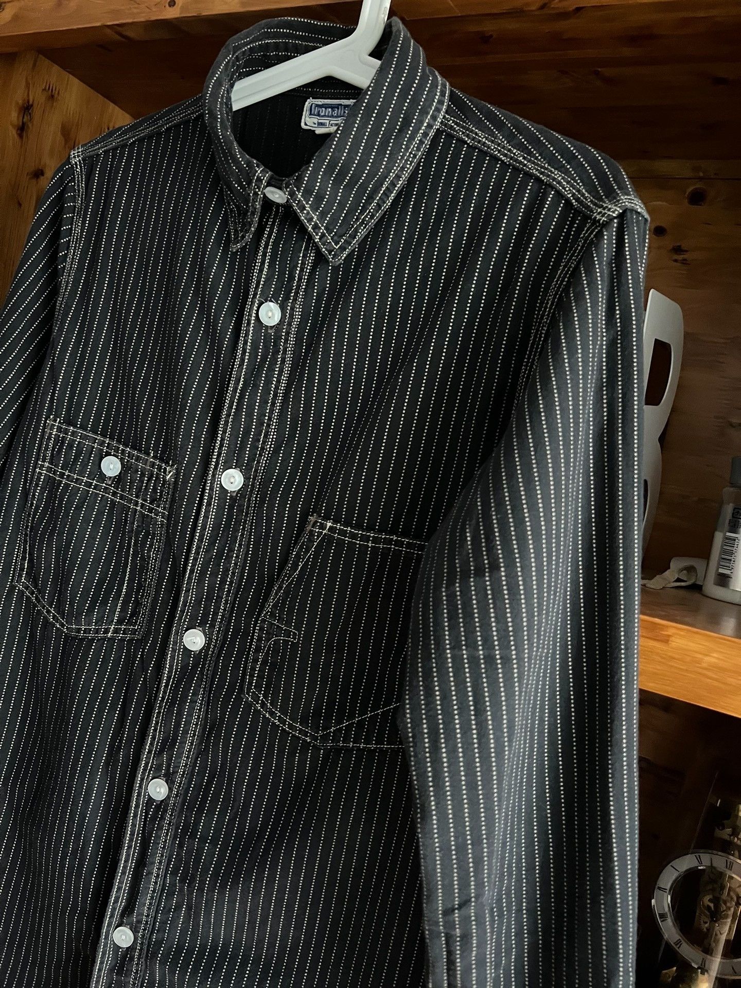Freewheelers Freewheelers Black Wabash Work Shirt Size US M / EU 48-50 / 2 - 5 Thumbnail