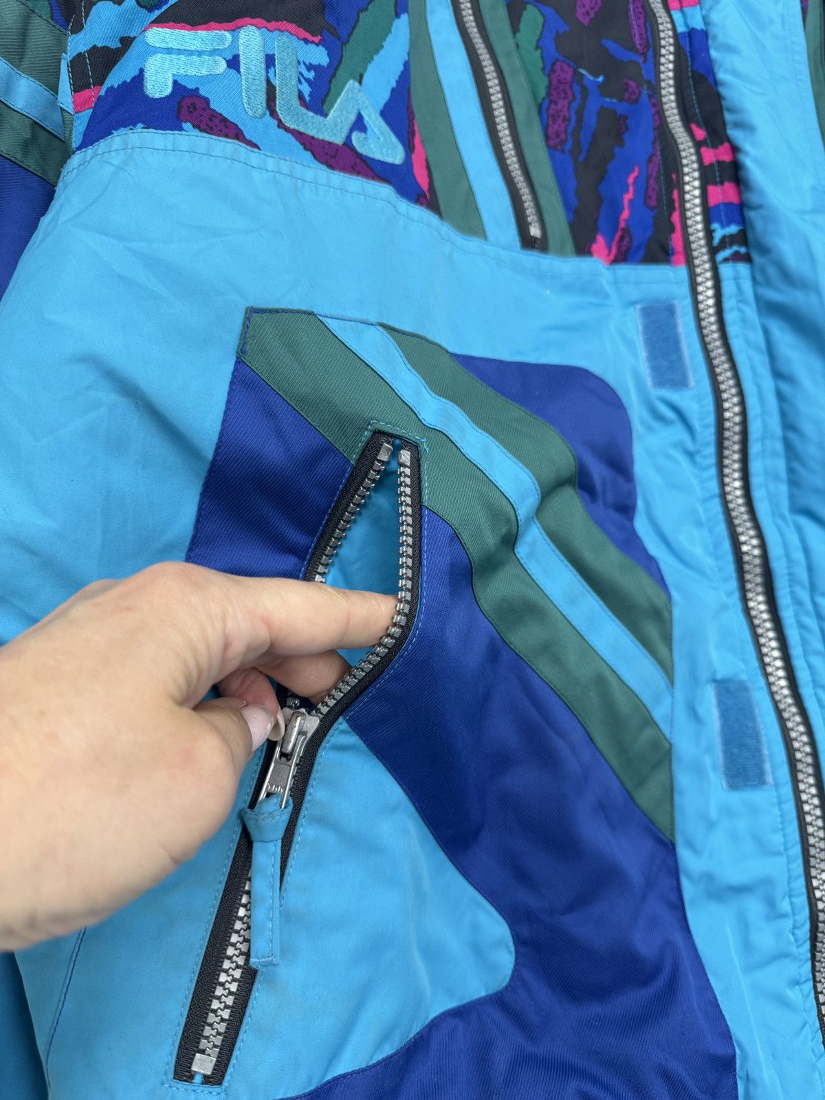 Fila Fila vintage women's ski jacket Size L / US 10 / IT 46 - 7 Thumbnail