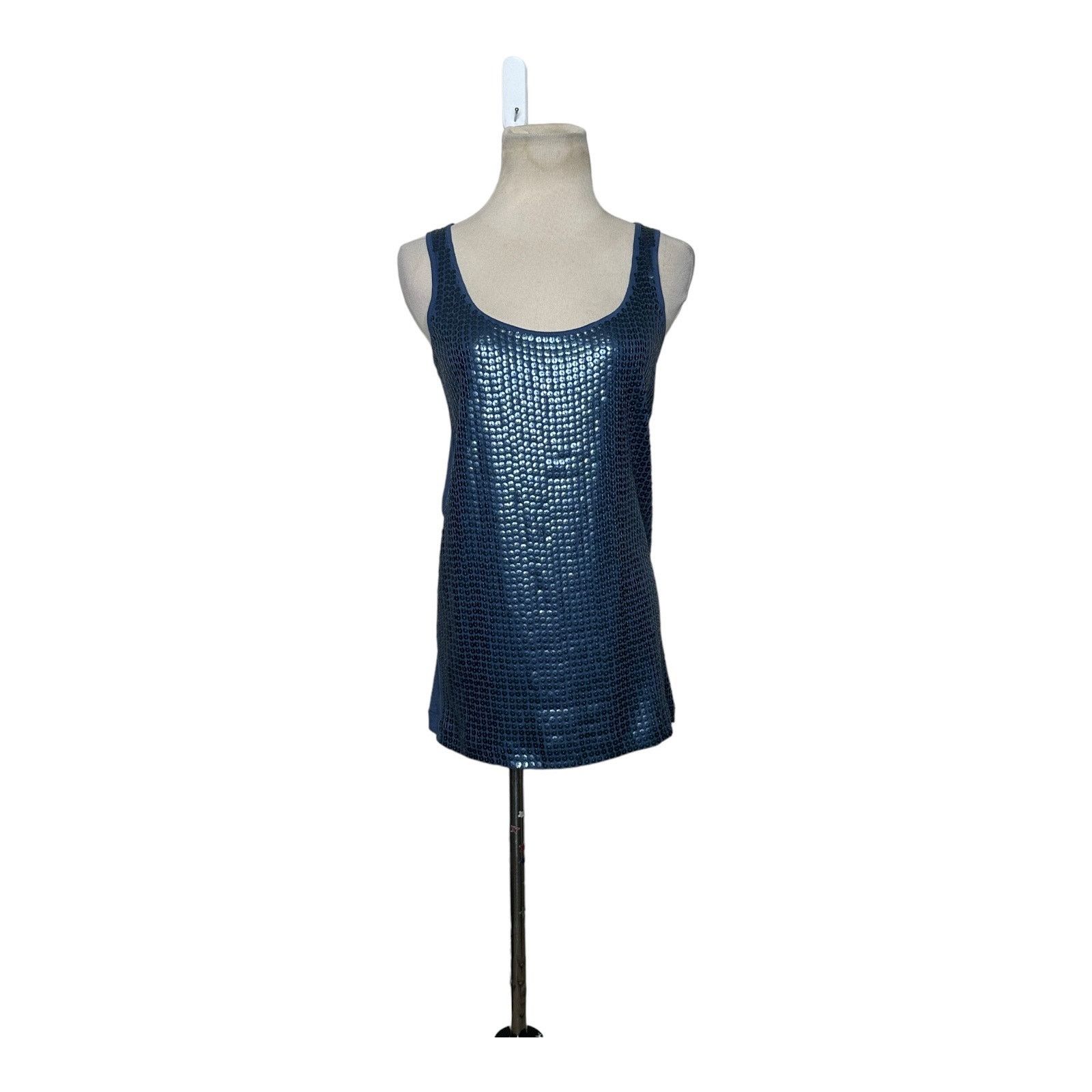J.Crew J. Crew blue sequins tank top size XS Size XS / US 0-2 / IT 36-38 - 8 Thumbnail