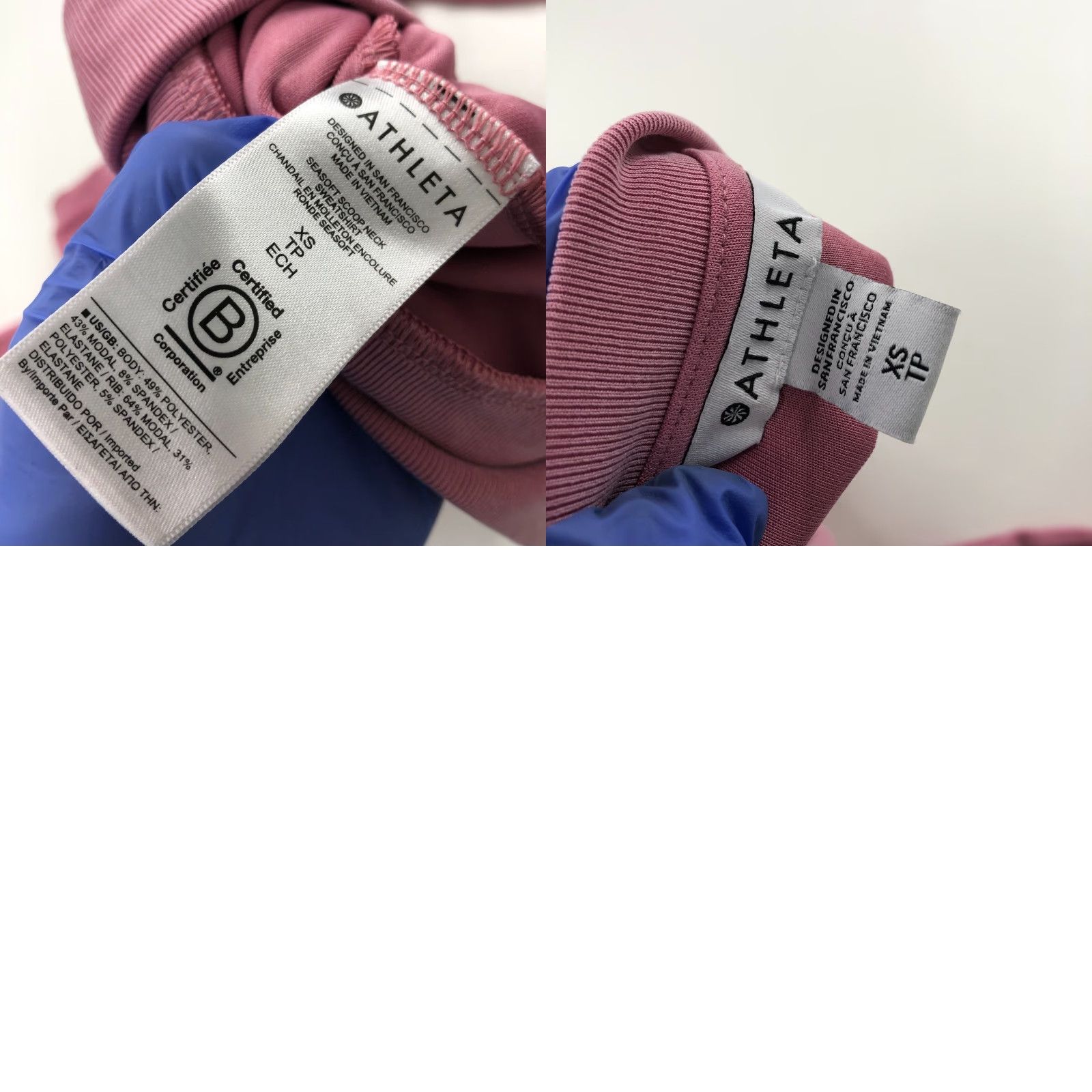 Athleta Athleta Seasoft Scoop Neck XS Pullover Sweater Pink MINT 982334 Size XS / US 0-2 / IT 36-38 - 8 Thumbnail