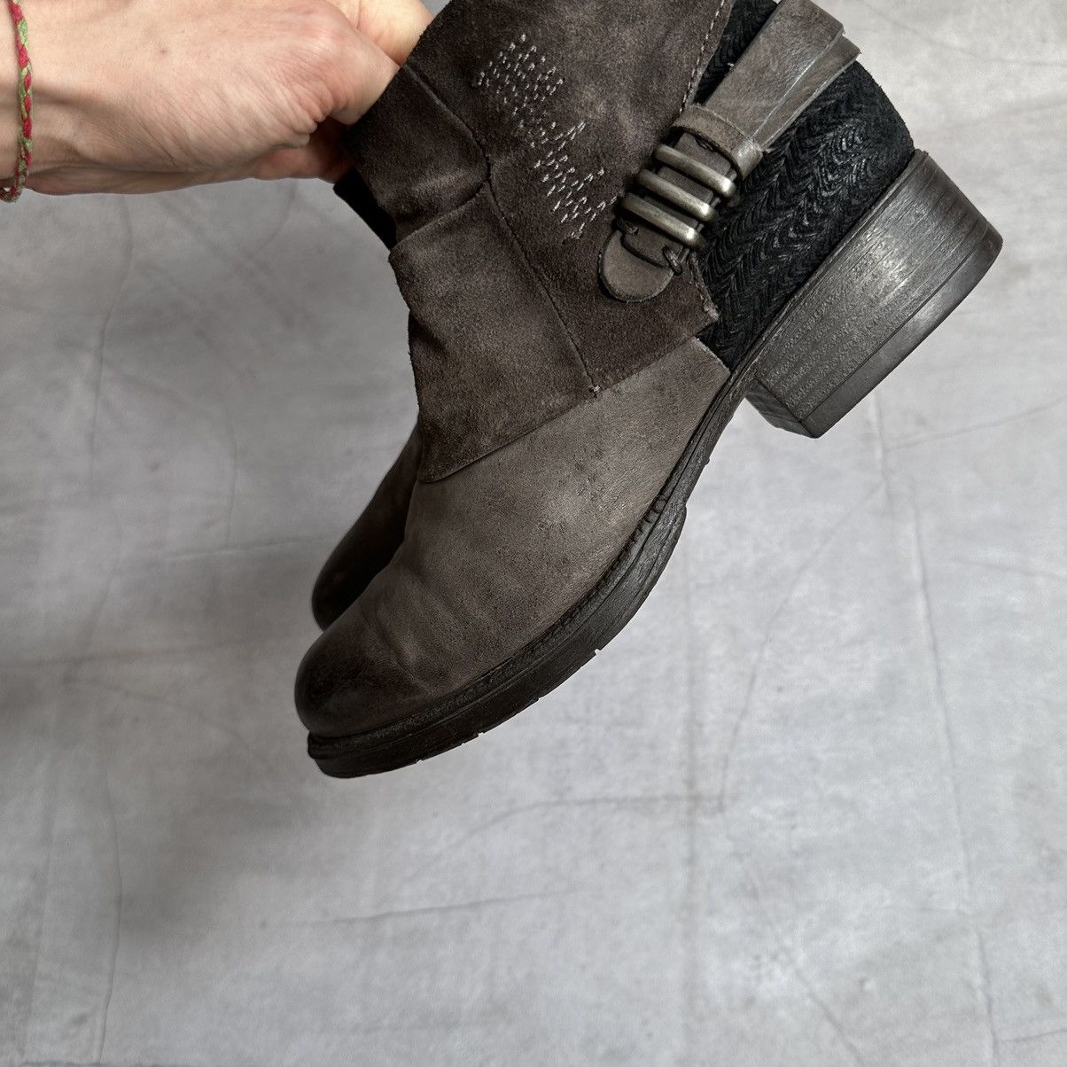 Dirk Bikkembergs Vintage AS 98 Style Ankle Boots Rick Owens Vibe Size US 8 / IT 38 - 19 Thumbnail