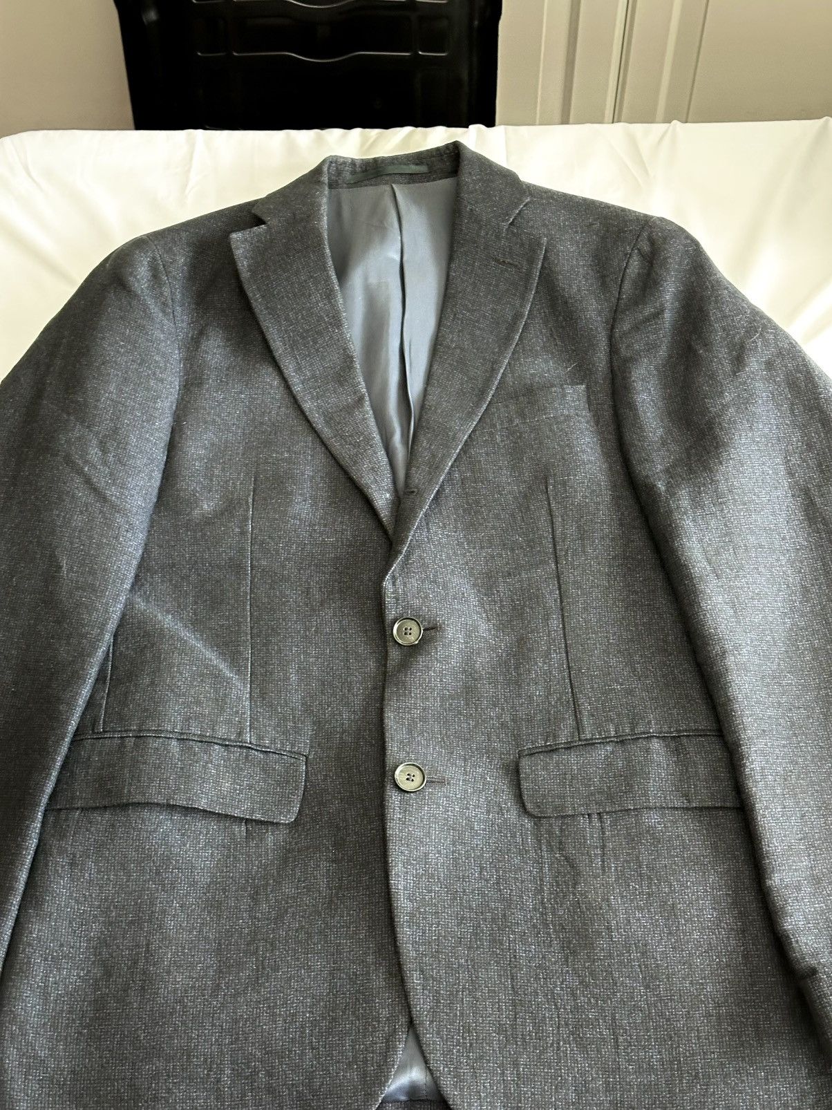 Acne Studios Acne Studios Drifter Navy Linen Suit Size EU46/EU48 Size 46R - 4 Thumbnail