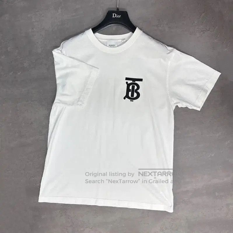 Burberry Burberry White Cotton T-Shirt for Women. Size XS / US 0-2 / IT 36-38 - 1 Thumbnail